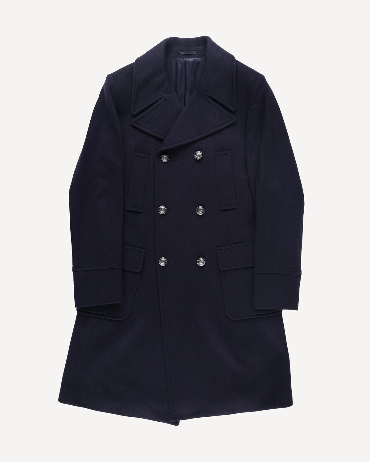 Bernard Weatherill DB Peacoat 3/4 Length Navy