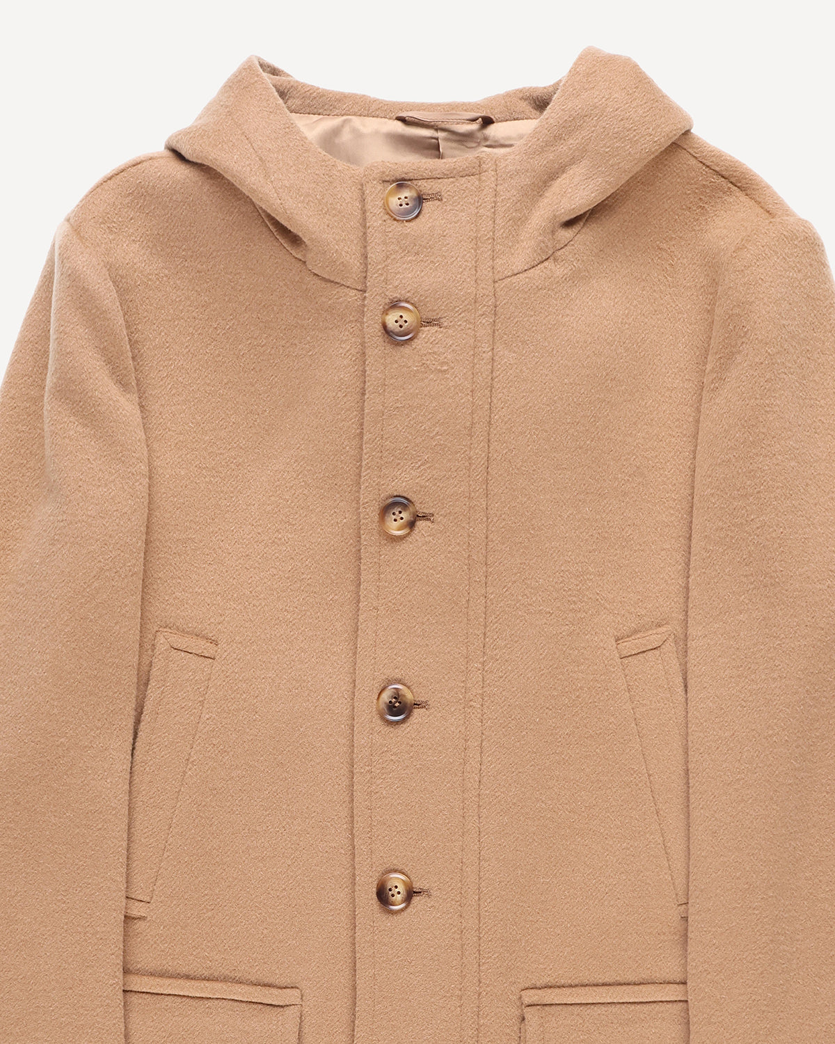 Bernard Weatherill Wool Cashmere Parker Camel