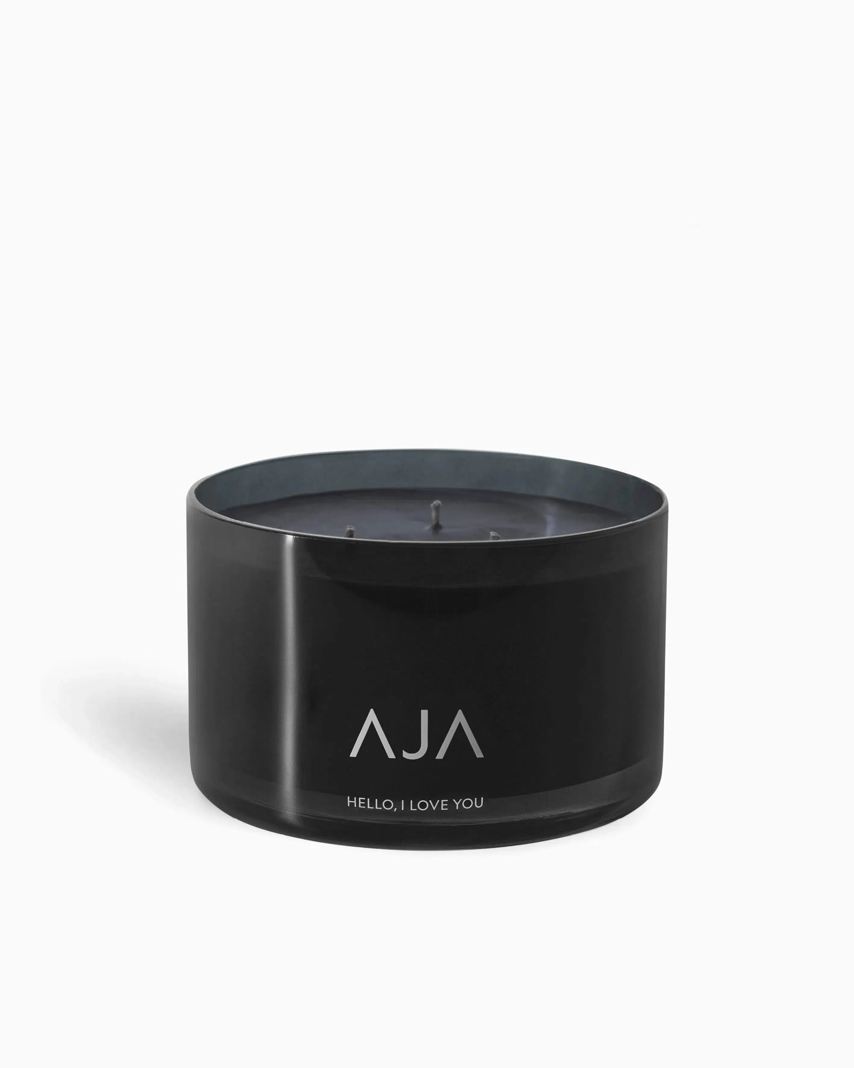 AJA Botanicals Hello, I Love You Three Wick Candle - Black-MALFORD OF LONDON SAVILE ROW MENSWEAR OUTLET
