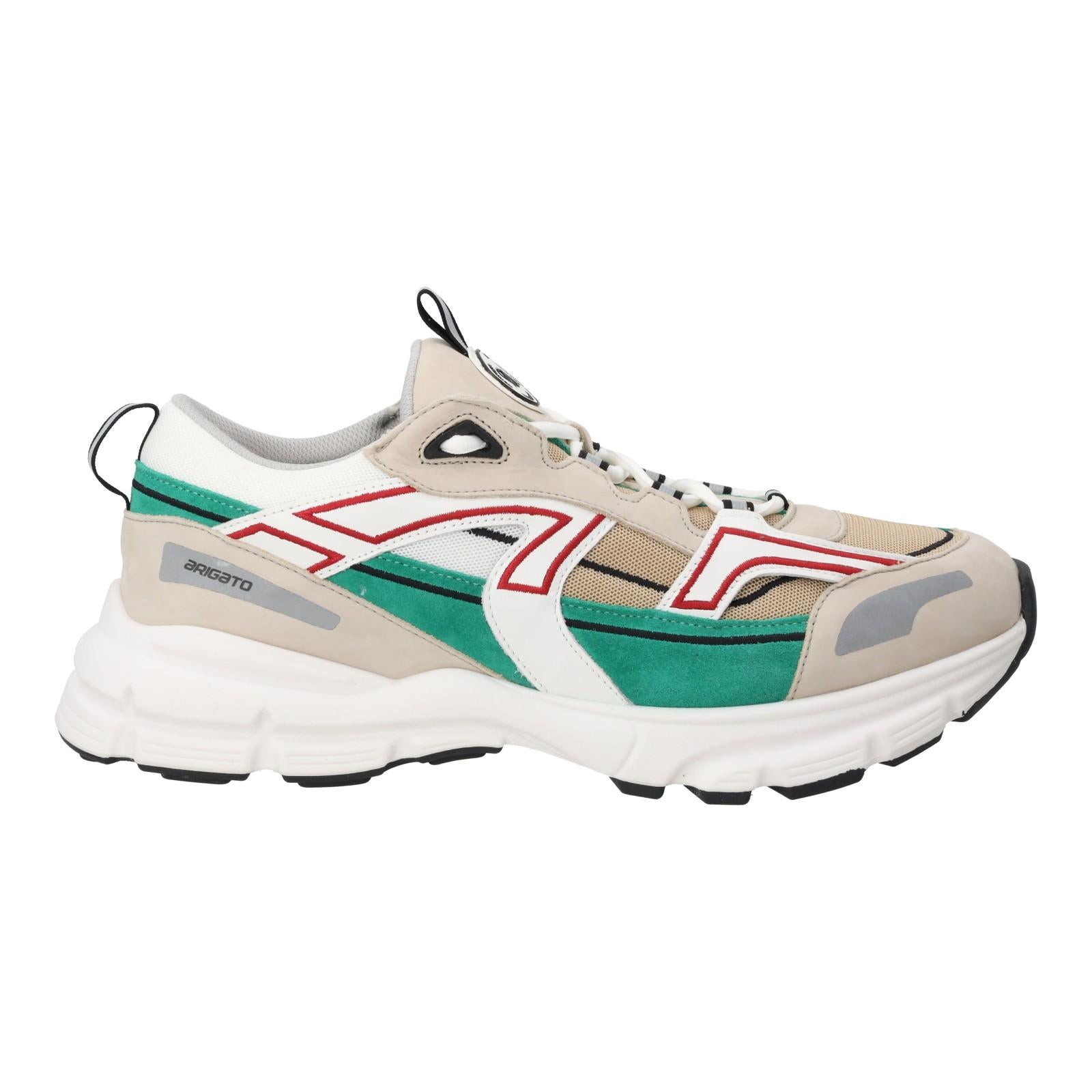 AXEL ARIGATO Marathon R-Trail Trainer Low Top Beige/Green Women's RRP310