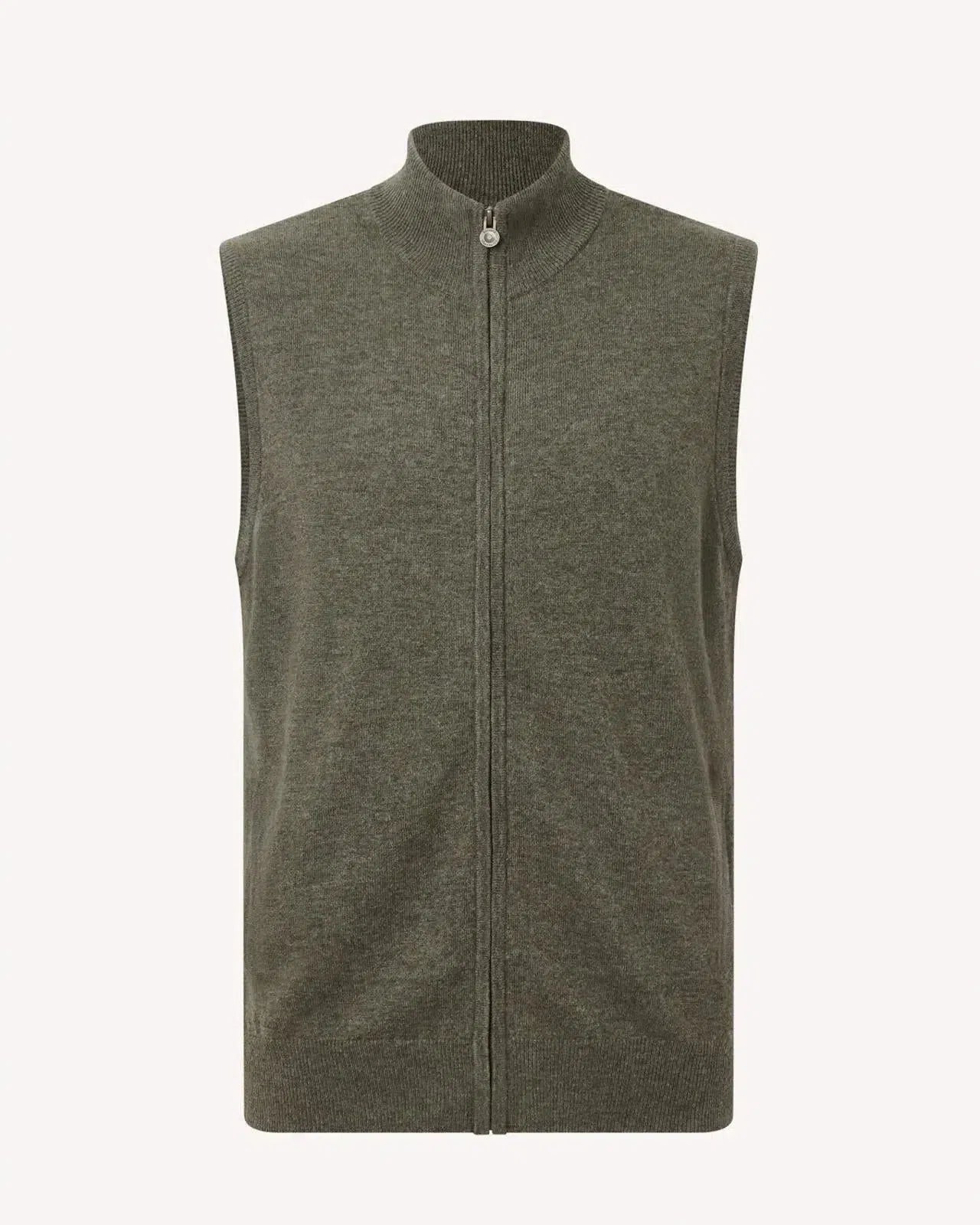 Bernard Weatherill Full Zip Vest Gilet Country Estate Green-MALFORD OF LONDON SAVILE ROW MENSWEAR OUTLET