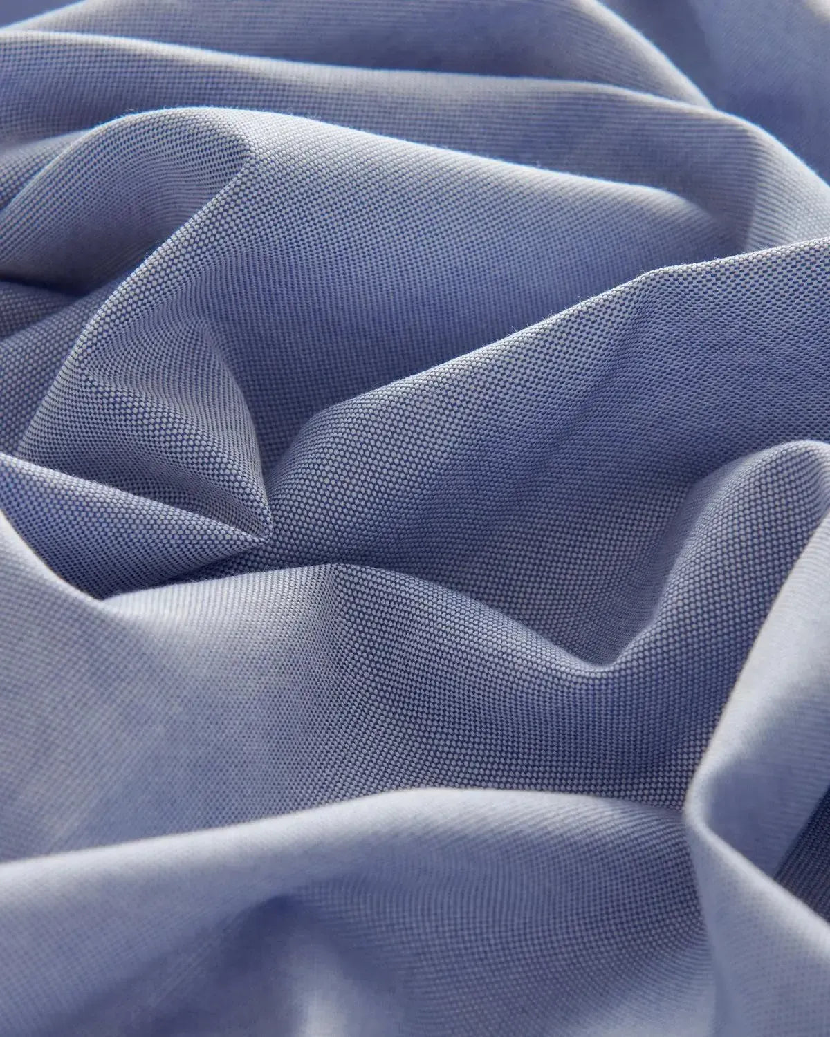 BERNARD WEATHERILL Plain Oxford Cotton Shirt Sky-MALFORD OF LONDON SAVILE ROW MENSWEAR OUTLET