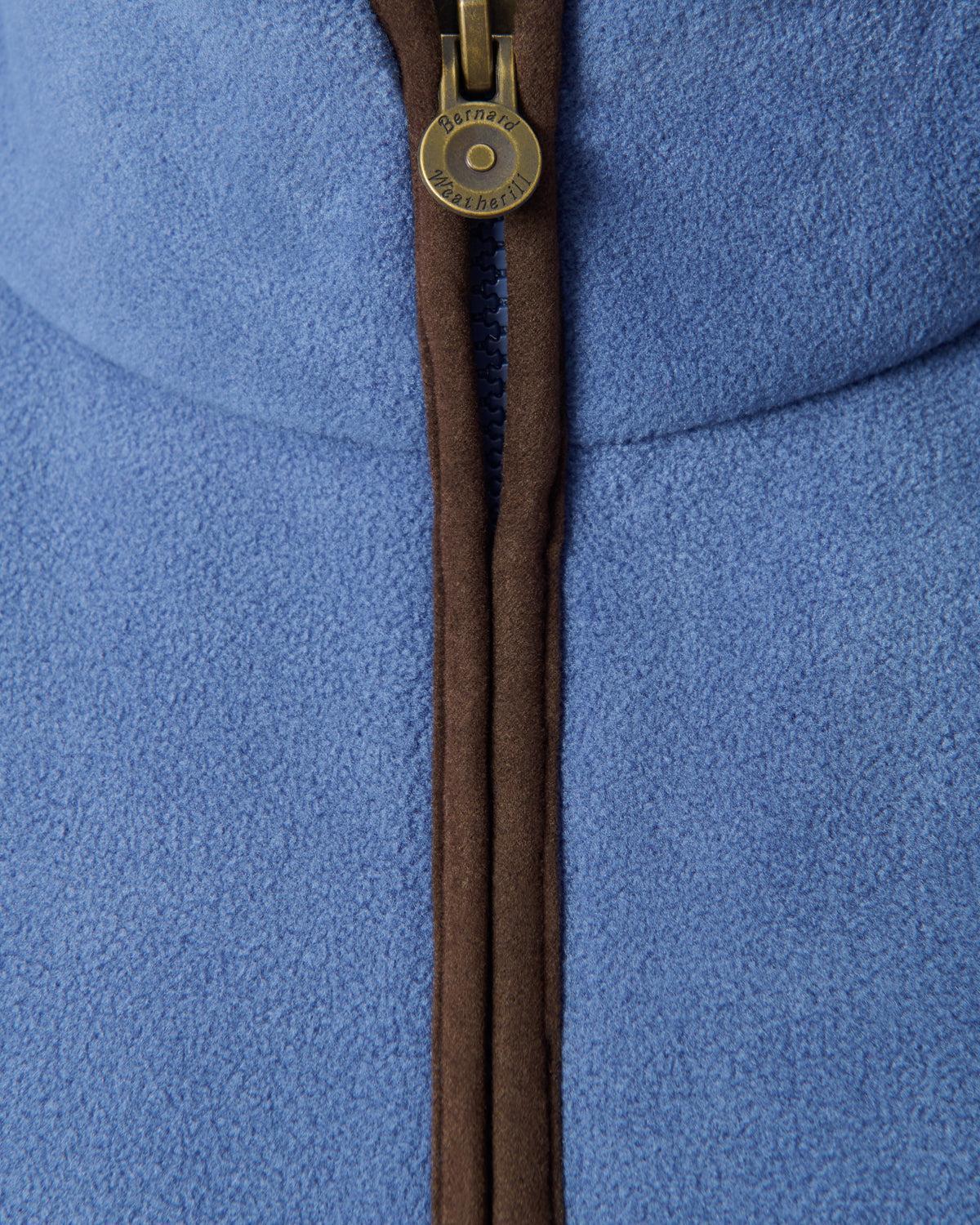 BW Fleece Gilet Air Force Blue-MALFORD OF LONDON SAVILE ROW MENSWEAR OUTLET