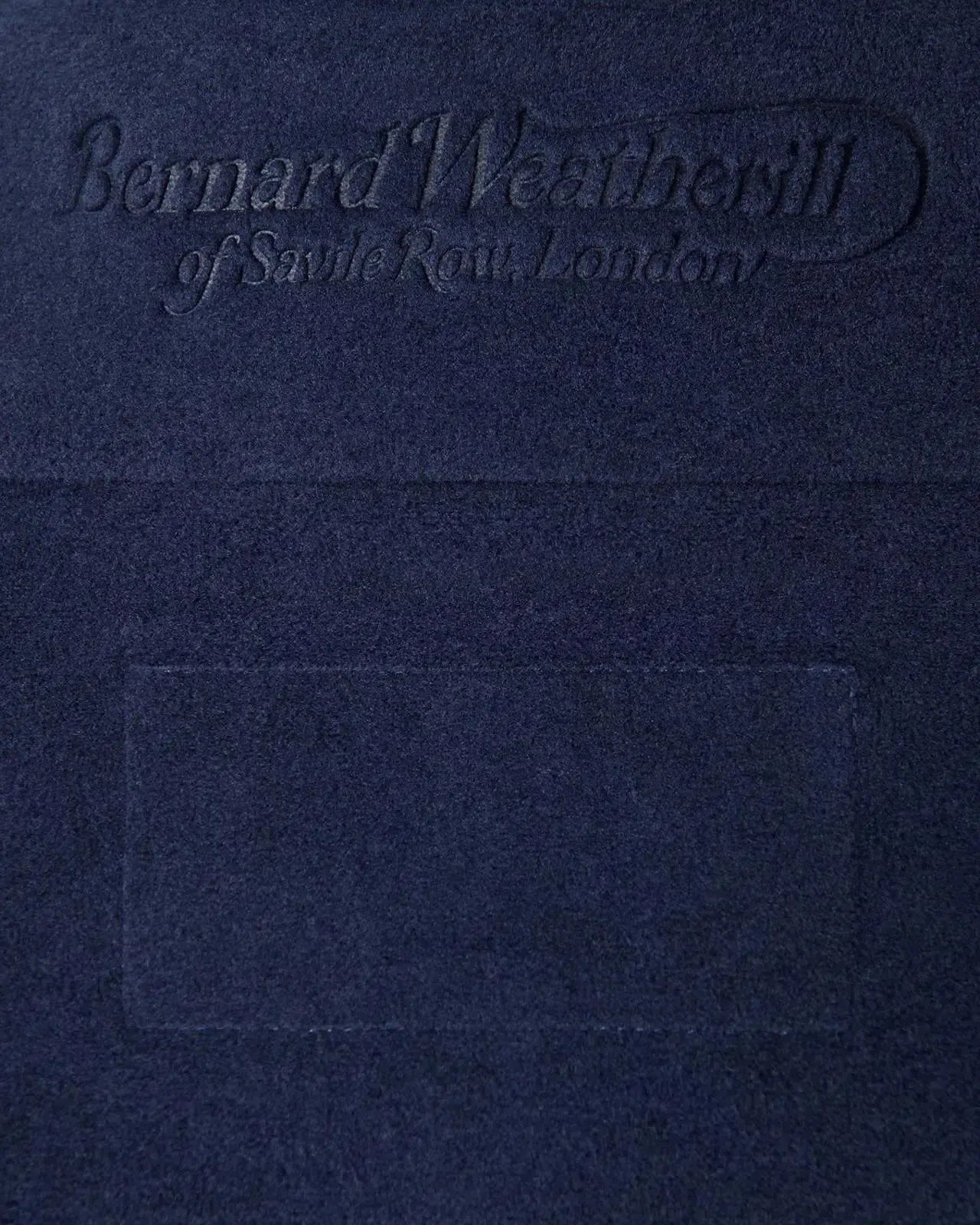 Bernard Weatherill 1/4 Zip Fleece Jacket Blue-MALFORD OF LONDON SAVILE ROW MENSWEAR OUTLET