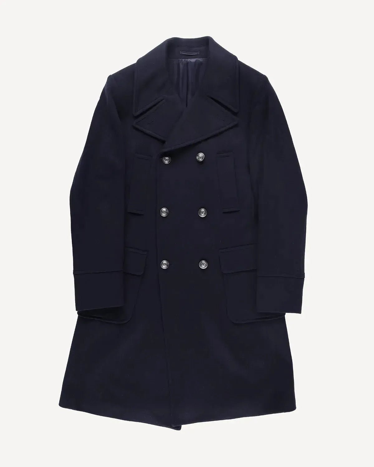 Bernard Weatherill DB Peacoat 3/4 Length Navy - Savile Row Formalwear Outlet - Malford of London