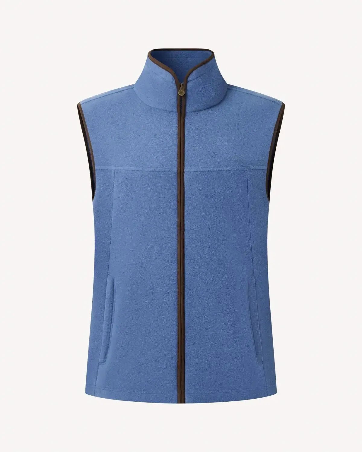 Bernard Weatherill Fleece Gilet Air Force Blue - Savile Row Formalwear Outlet - Malford of London