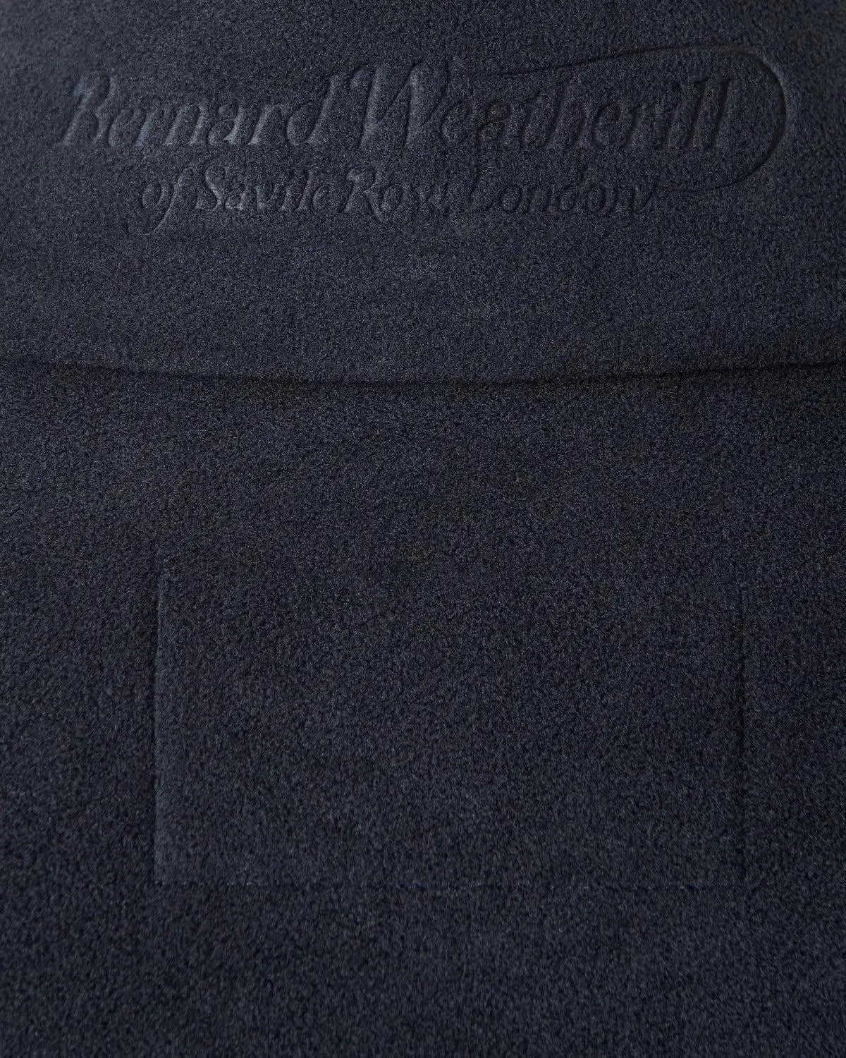 Bernard Weatherill Fleece Gilet Midnight Blue-MALFORD OF LONDON SAVILE ROW MENSWEAR OUTLET