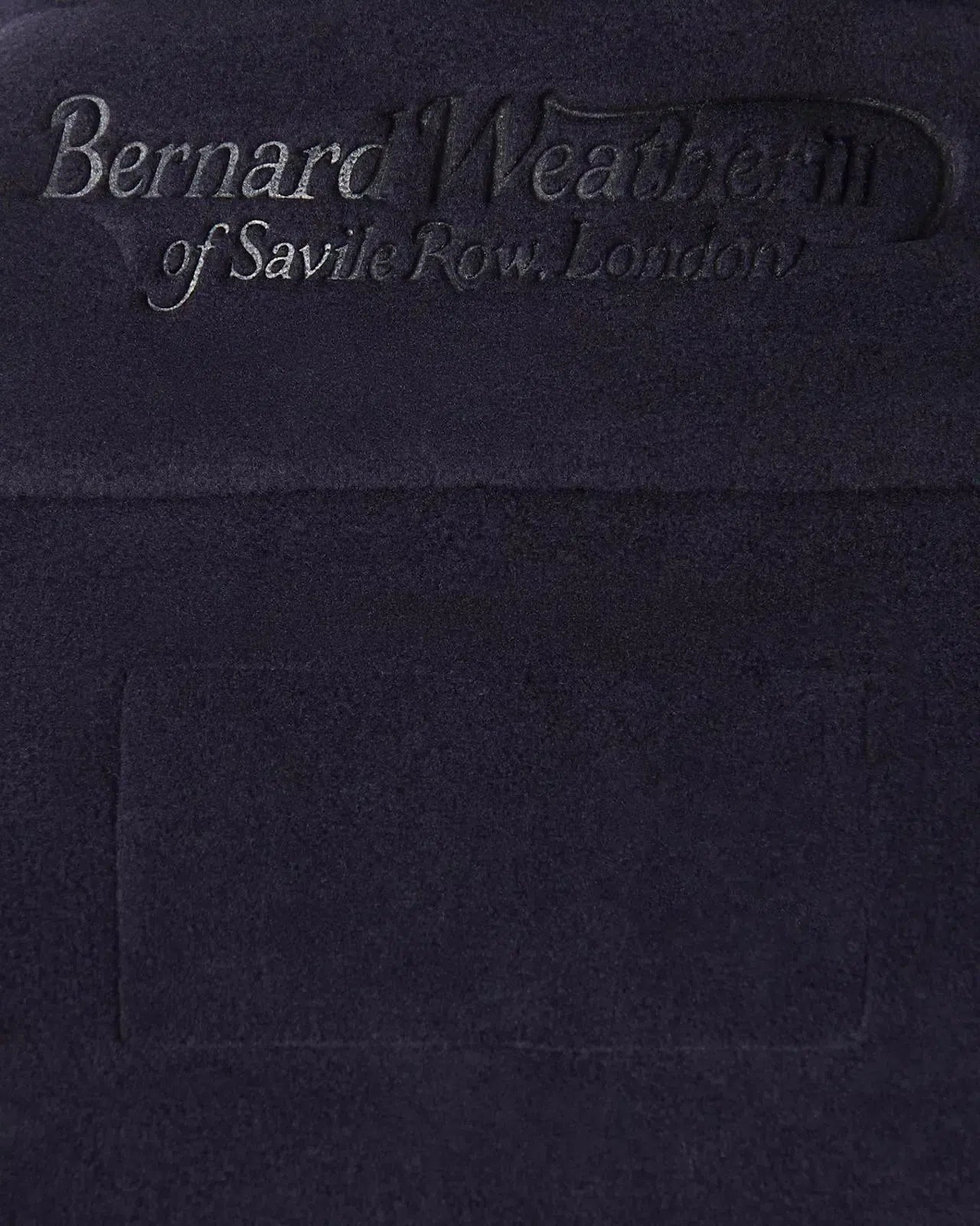 Bernard Weatherill Full Zip Fleece Gilet Dark Navy-MALFORD OF LONDON SAVILE ROW MENSWEAR OUTLET