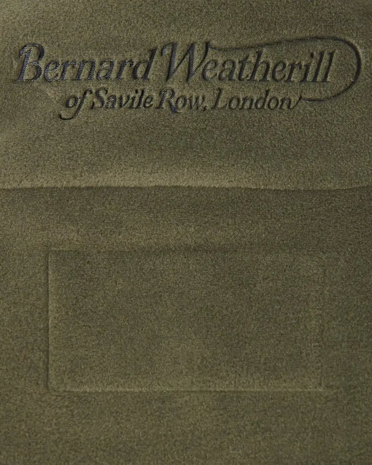Bernard Weatherill Full Zip Fleece Gilet Forest Green-MALFORD OF LONDON SAVILE ROW MENSWEAR OUTLET