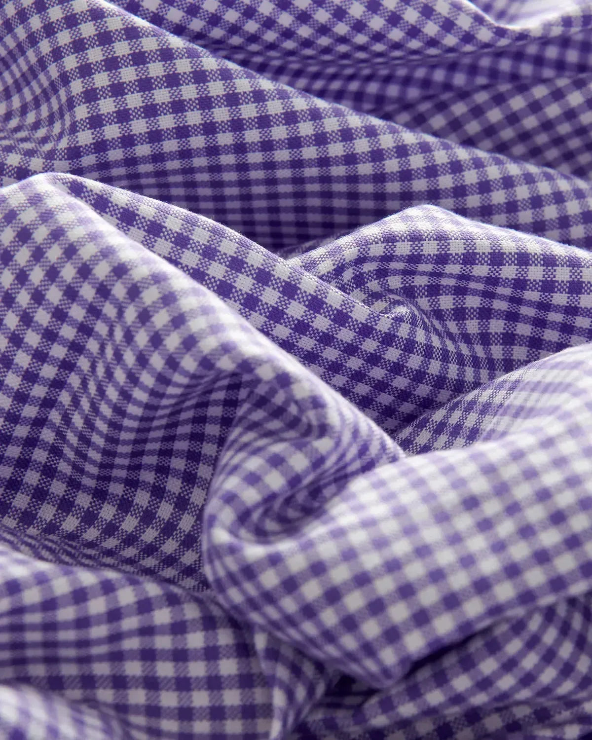 Bernard Weatherill Gingham Soft Oxford Cotton Shirt Royal White-MALFORD OF LONDON SAVILE ROW MENSWEAR OUTLET