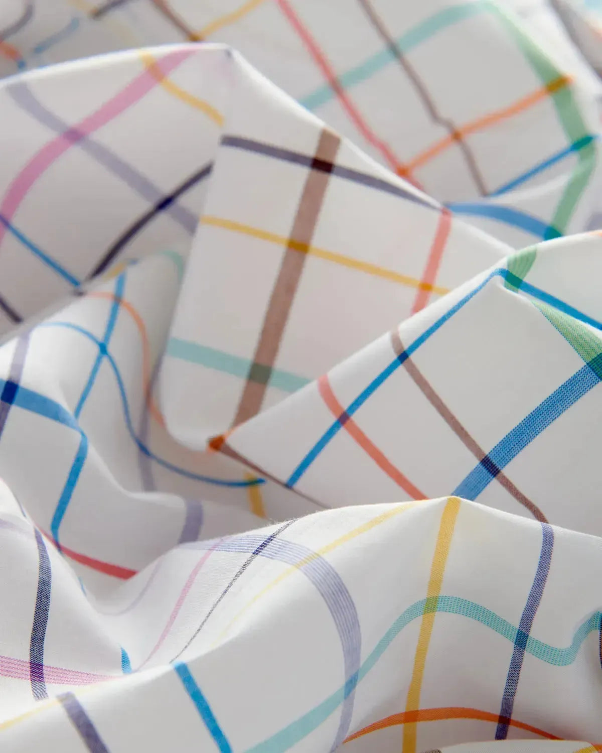 Bernard Weatherill Multi Windowpane Check Shirt White Yellow-MALFORD OF LONDON SAVILE ROW MENSWEAR OUTLET