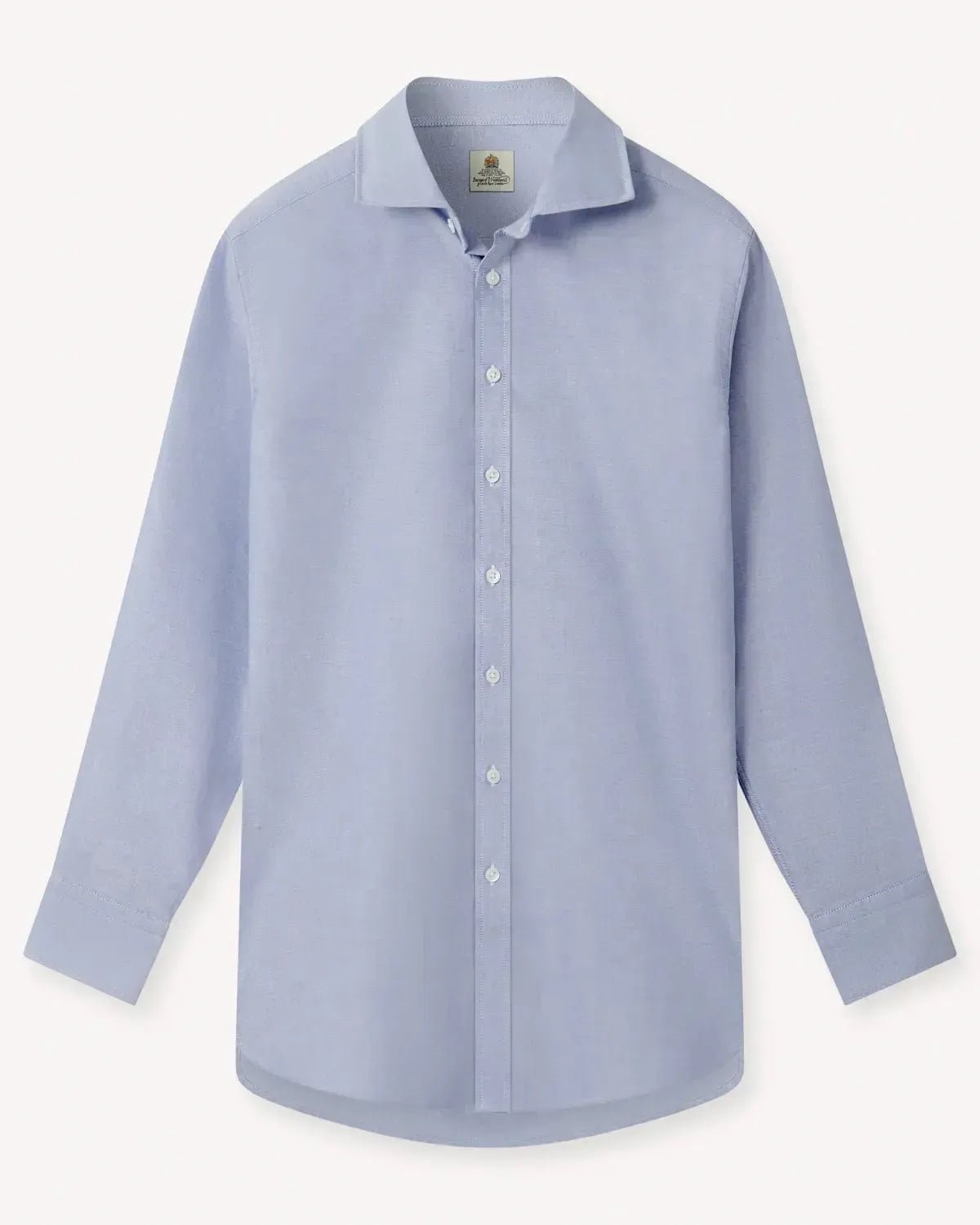Bernard Weatherill Semi - Cutaway Shirt Sky Blue – Savile Row Menswear Outlet | Malford of London