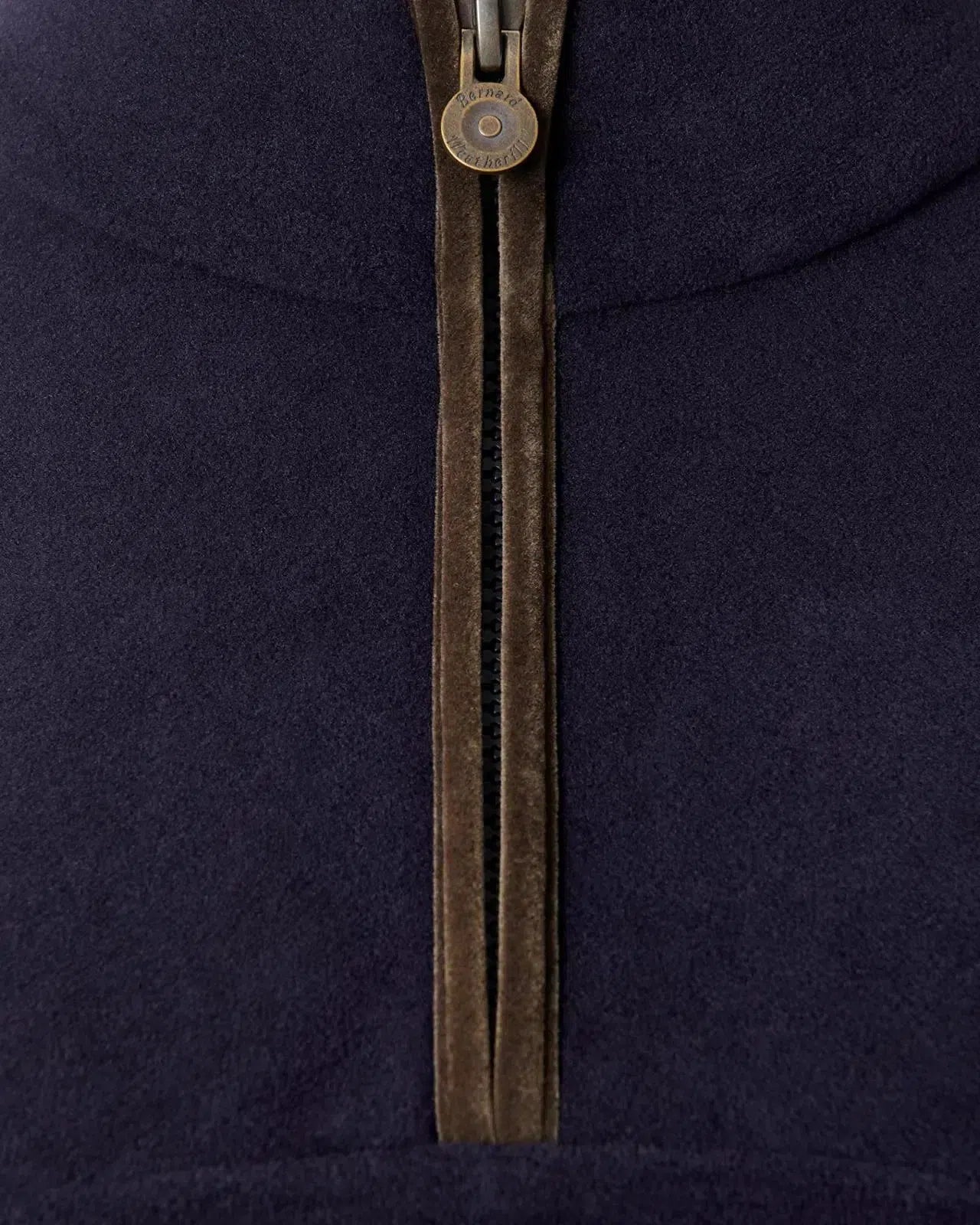 Bernard Weatherill Womens 1/4 Zip Fleece Jacket Dark Navy-MALFORD OF LONDON SAVILE ROW MENSWEAR OUTLET