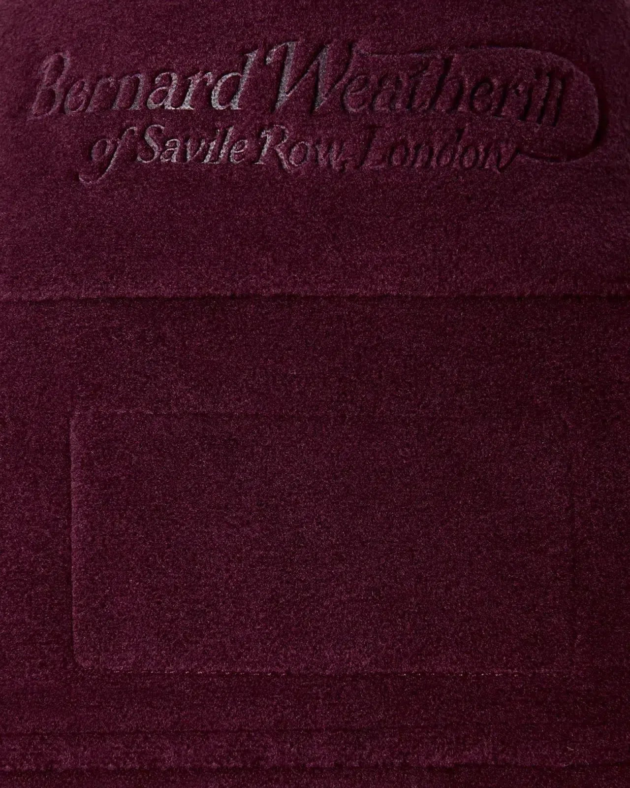 Bernard Weatherill Womens Full Zip Fleece Gilet Aubergine-MALFORD OF LONDON SAVILE ROW MENSWEAR OUTLET