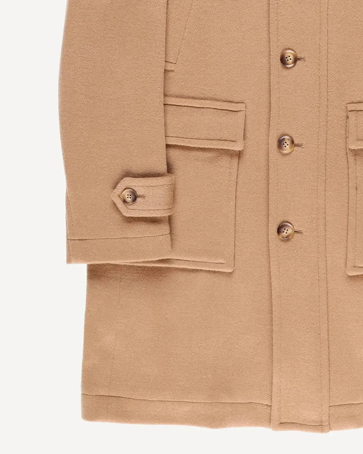 Bernard Weatherill Wool Cashmere Parker Camel-MALFORD OF LONDON SAVILE ROW MENSWEAR OUTLET