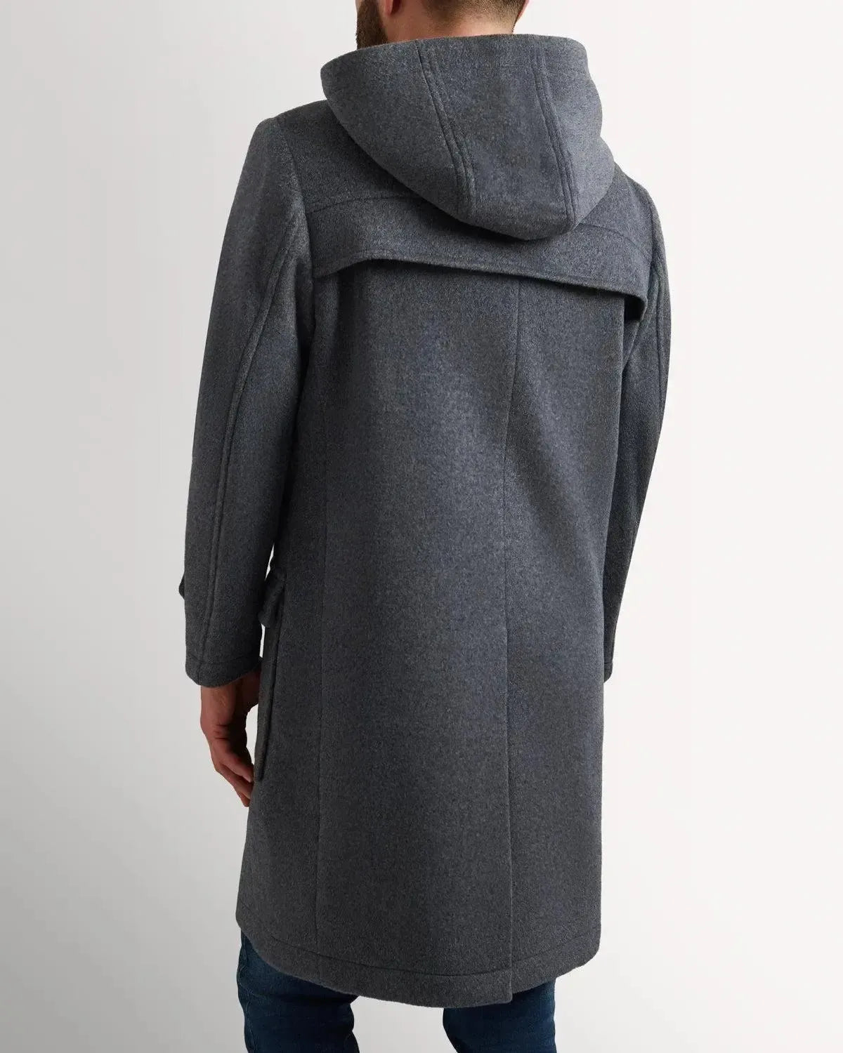 Bernard Weatherill Wool Cashmere Parker Grey-MALFORD OF LONDON SAVILE ROW MENSWEAR OUTLET