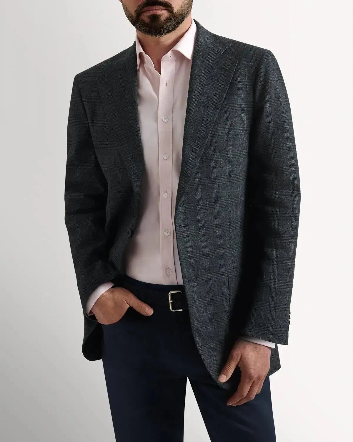 Bernard Weatherill Wool POW Check Jacket - Savile Row Formalwear Outlet - Malford of London