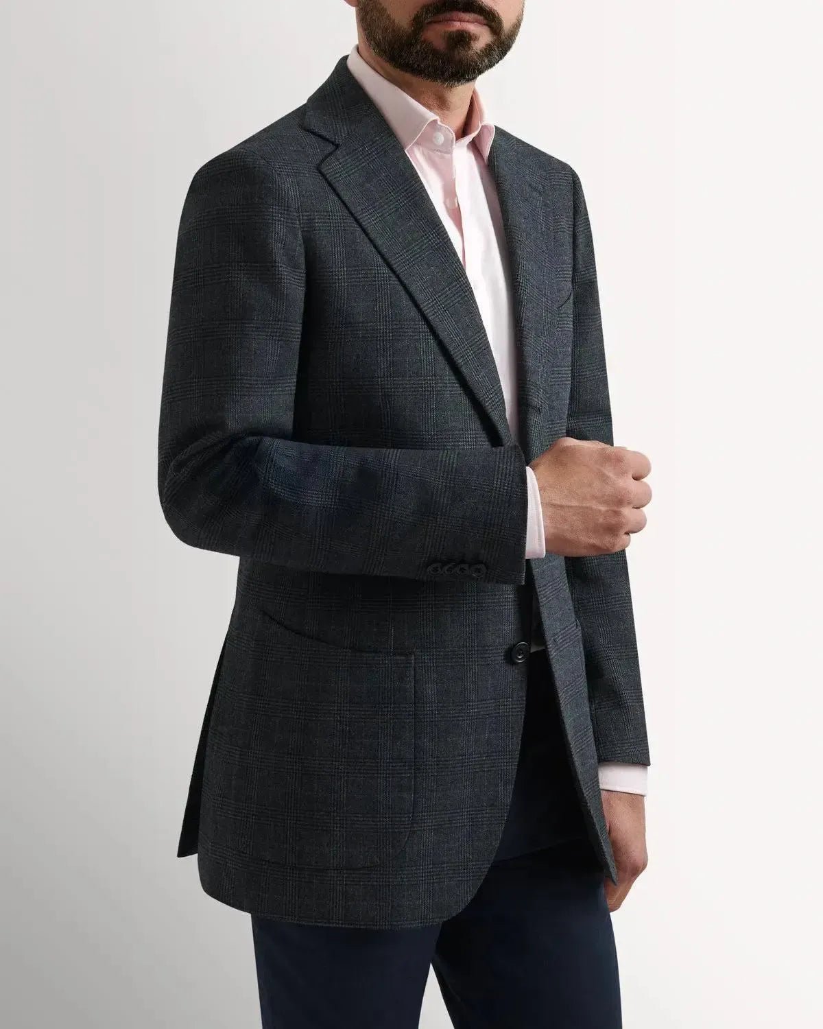 Bernard Weatherill Wool POW Check Jacket - Savile Row Formalwear Outlet - Malford of London