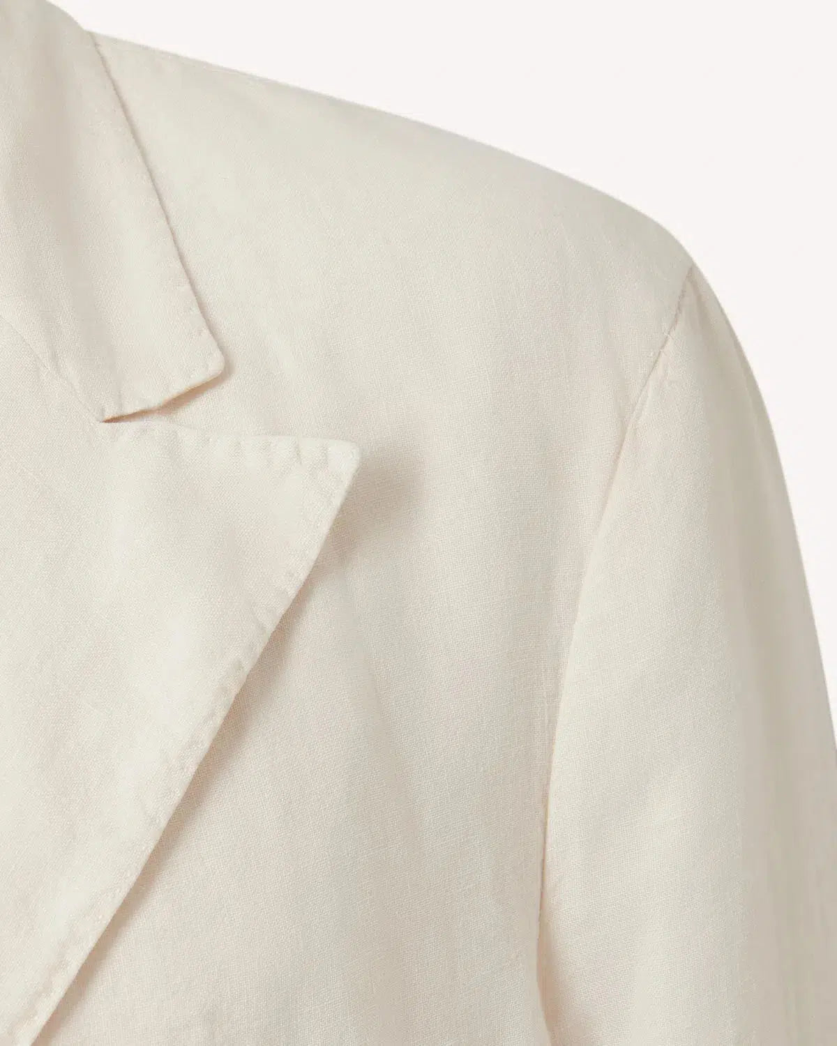 Boglioli DB Linen Dover Jacket - Off White-MALFORD OF LONDON SAVILE ROW MENSWEAR OUTLET