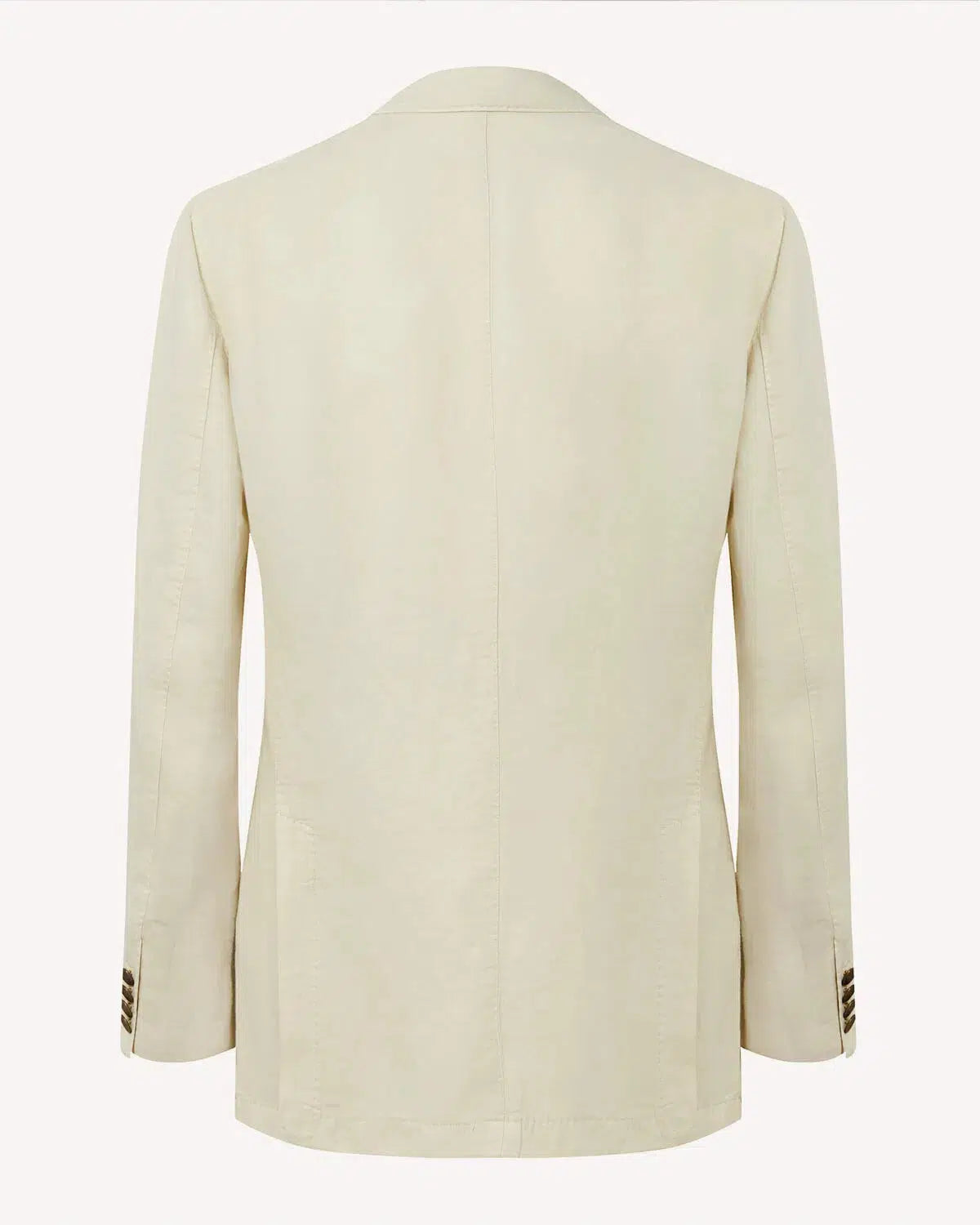 Boglioli L/W DB Linen Mix K-Jacket - Off White-MALFORD OF LONDON SAVILE ROW MENSWEAR OUTLET