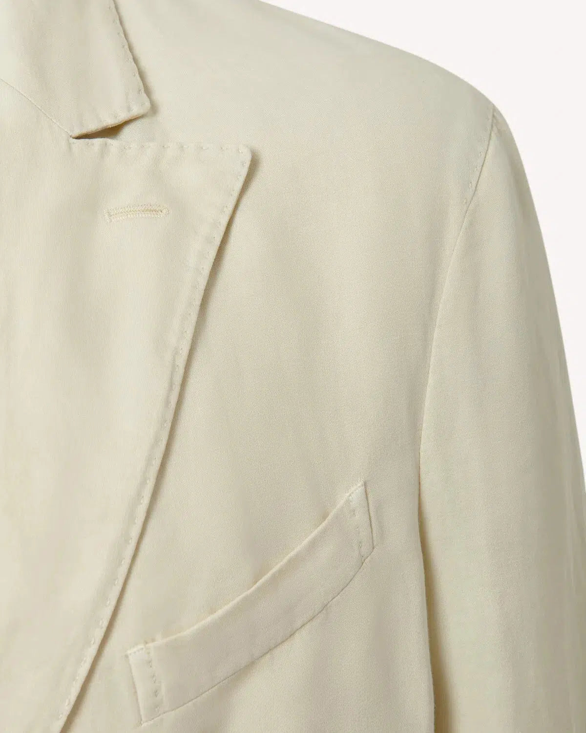 Boglioli L/W DB Linen Mix K-Jacket - Off White-MALFORD OF LONDON SAVILE ROW MENSWEAR OUTLET