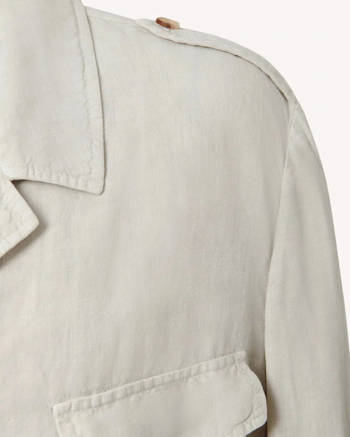 Boglioli Safari Jacket - Off White-MALFORD OF LONDON SAVILE ROW MENSWEAR OUTLET