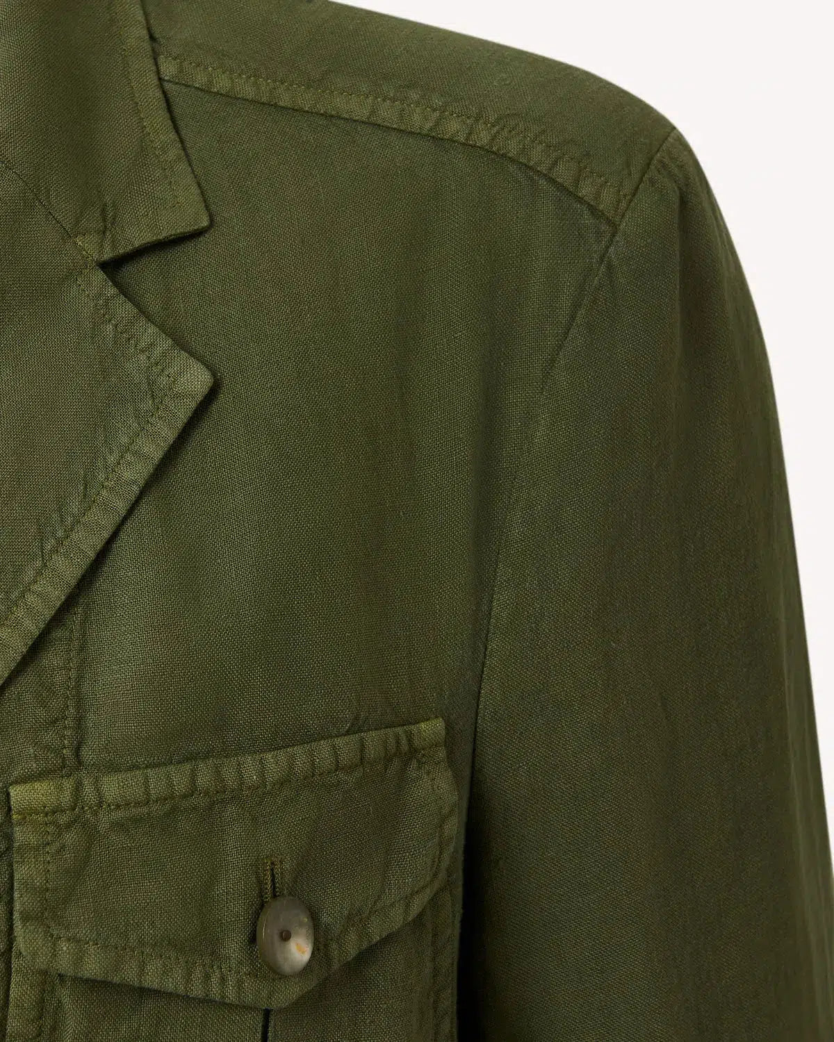 Boglioli Safari Jacket - Olive Green-MALFORD OF LONDON SAVILE ROW MENSWEAR OUTLET