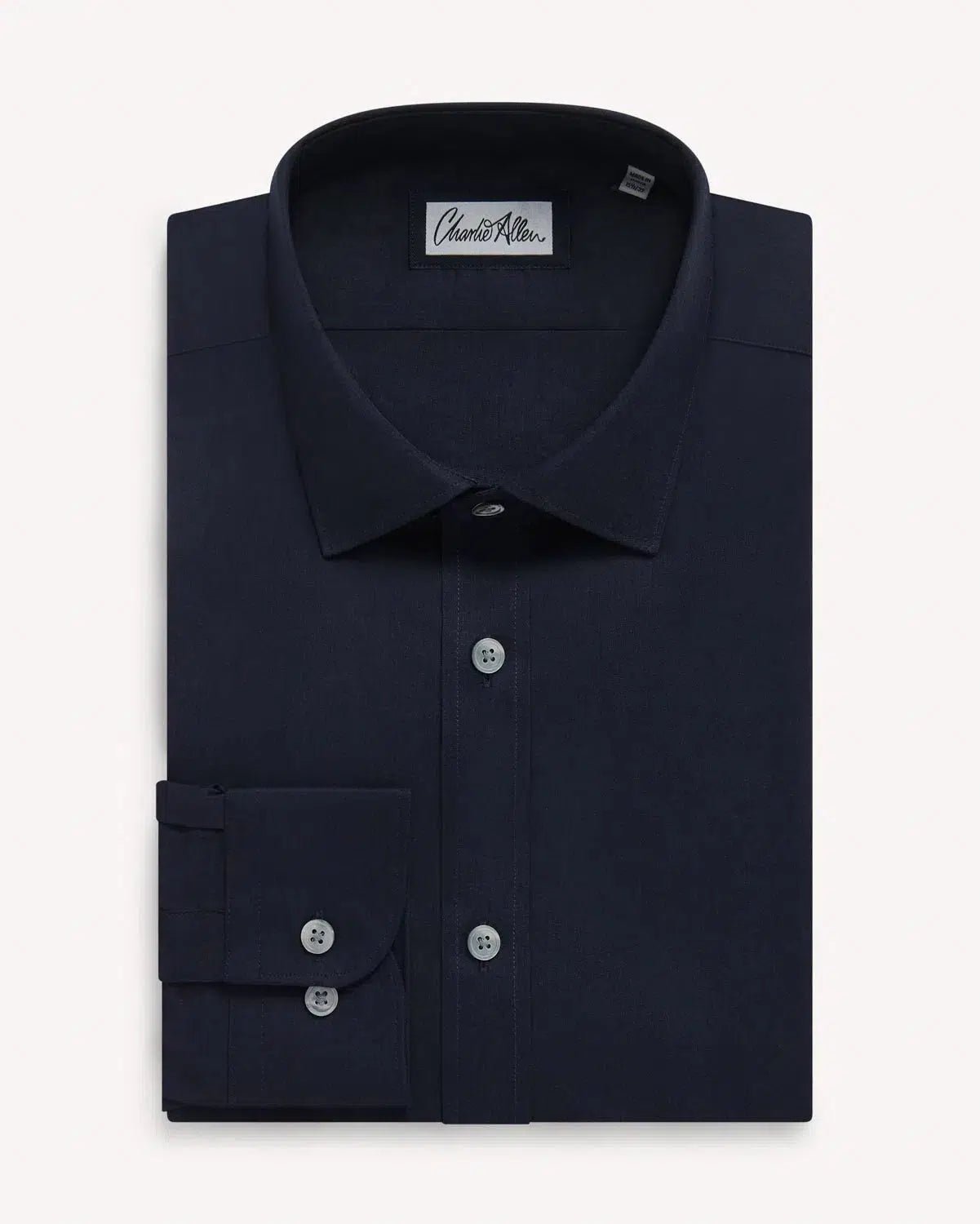 Charlie Allen Dark Navy Poplin Shirt – Savile Row Menswear Outlet | Malford of London