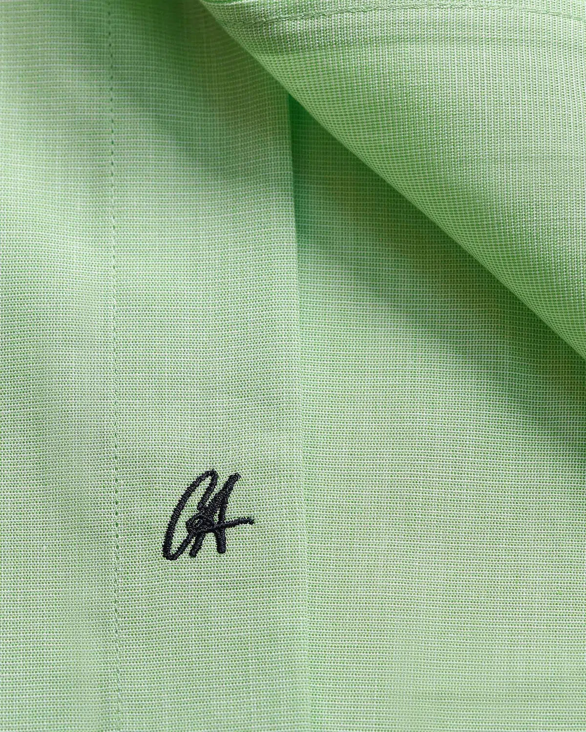 Charlie Allen Poplin Shirt Light Green-MALFORD OF LONDON SAVILE ROW MENSWEAR OUTLET