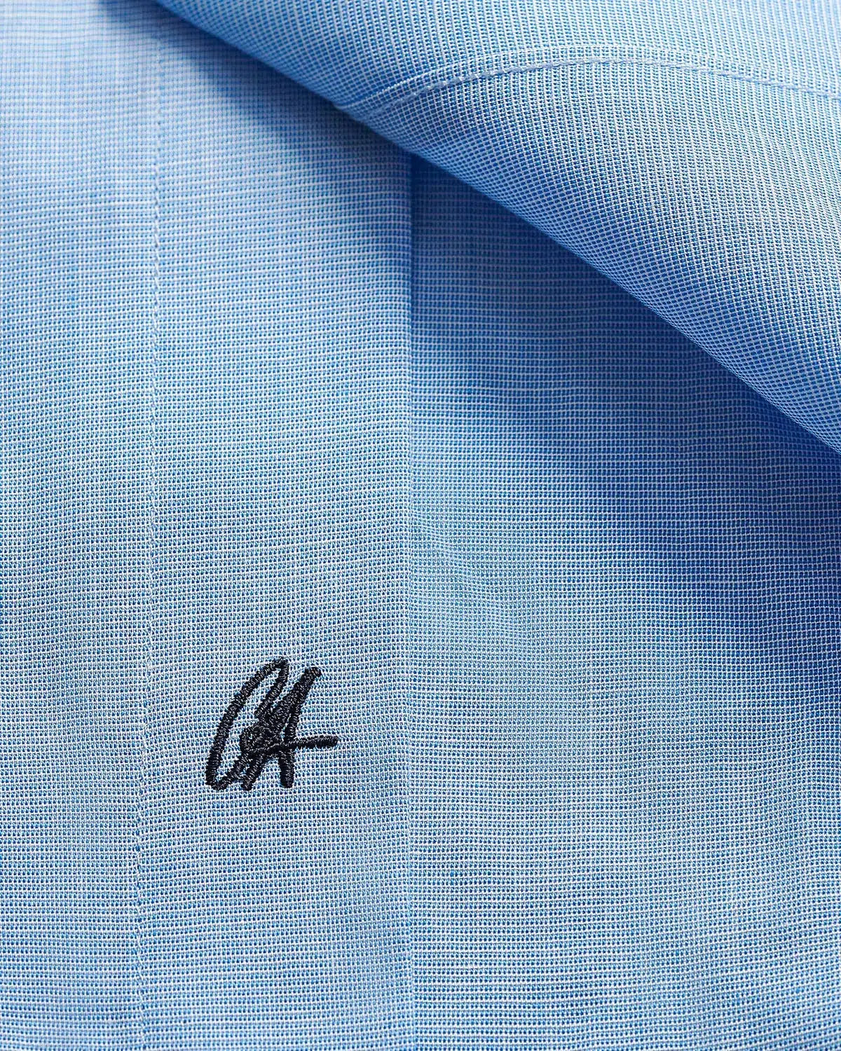 Charlie Allen Poplin Shirt Sky-MALFORD OF LONDON SAVILE ROW MENSWEAR OUTLET