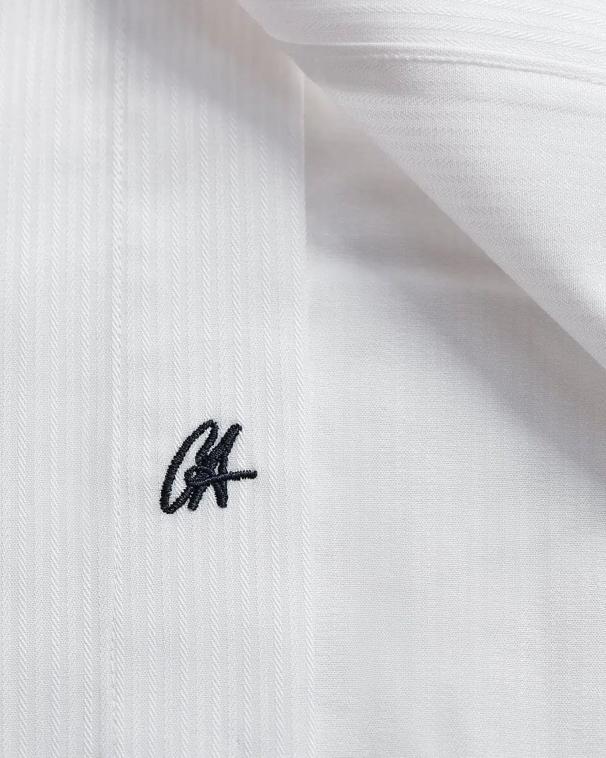 Charlie Allen Poplin Shirt White H/Bone-MALFORD OF LONDON SAVILE ROW MENSWEAR OUTLET