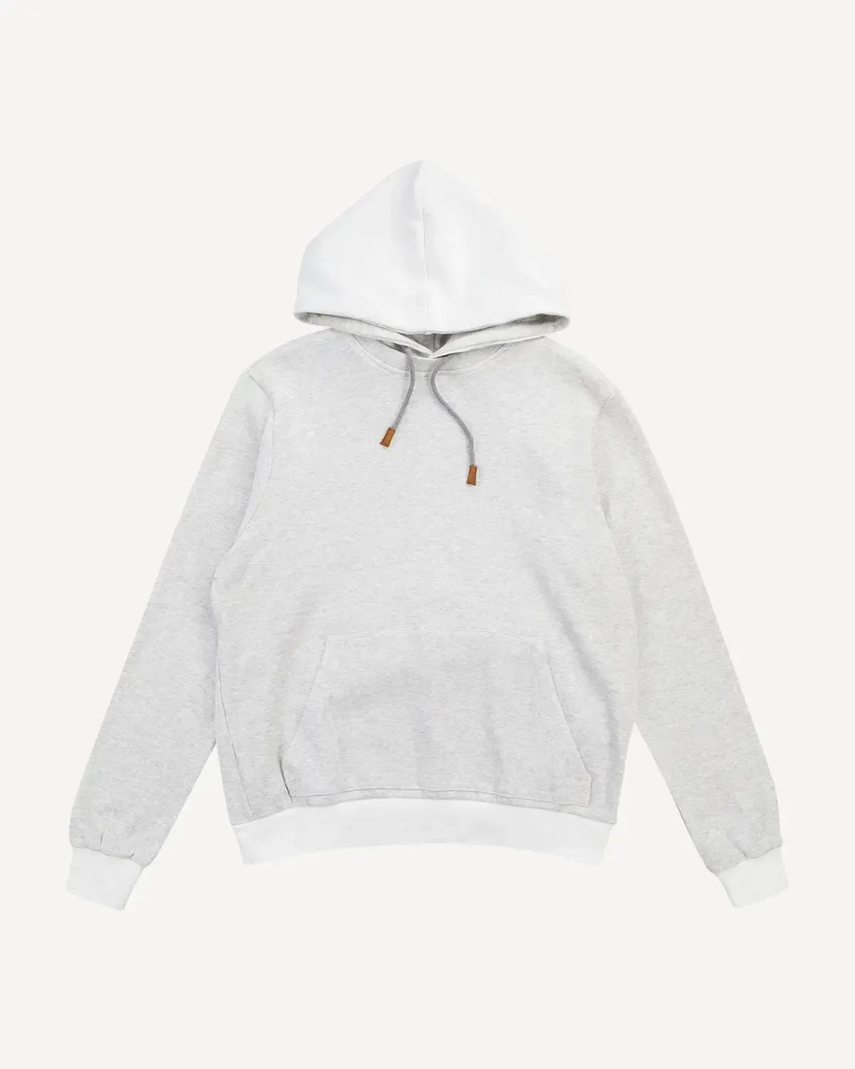 Eleventy Drawstring Hoodie Stone-MALFORD OF LONDON SAVILE ROW MENSWEAR OUTLET