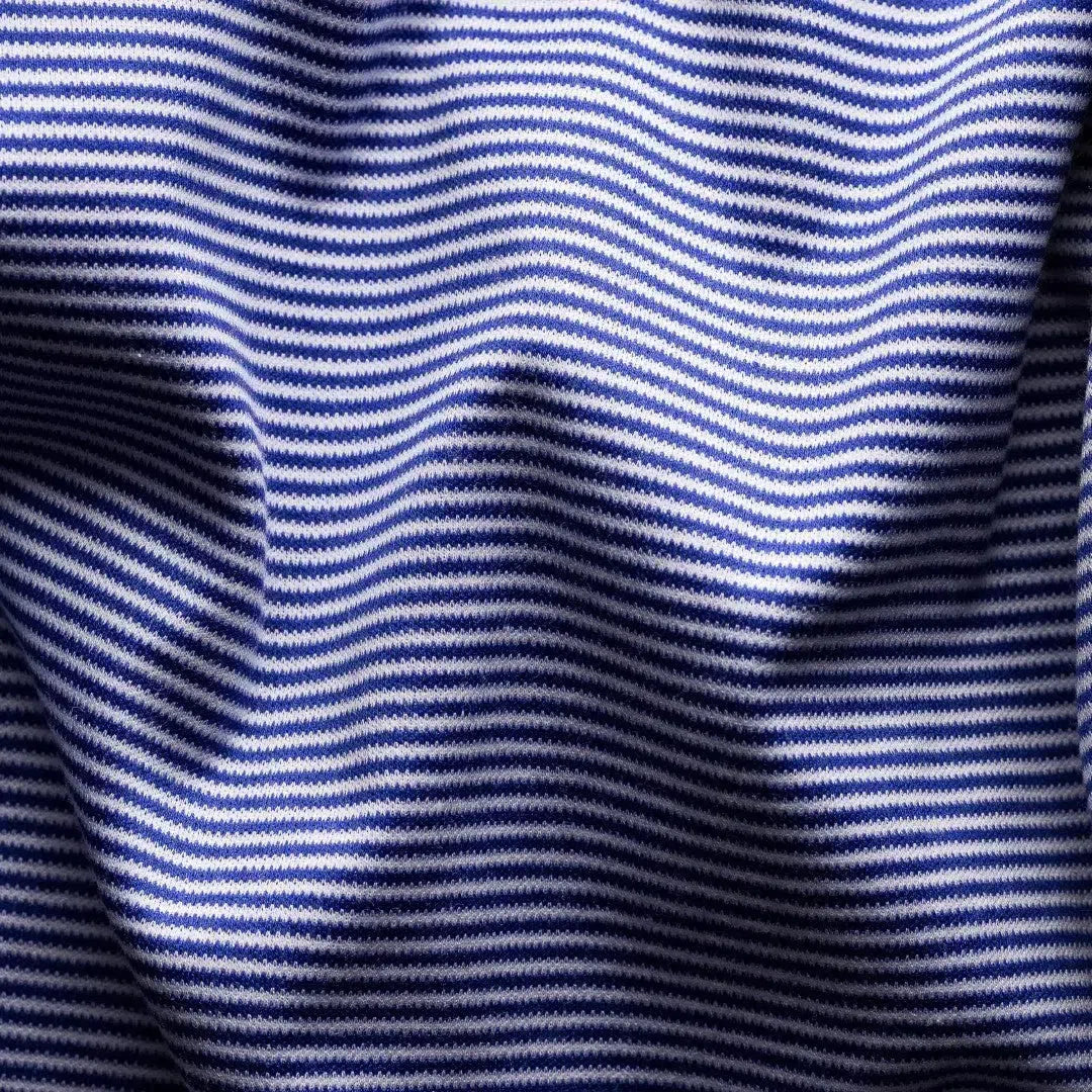 Eton Crew Neck Striped T-shirt Dark Blue-MALFORD OF LONDON SAVILE ROW MENSWEAR OUTLET