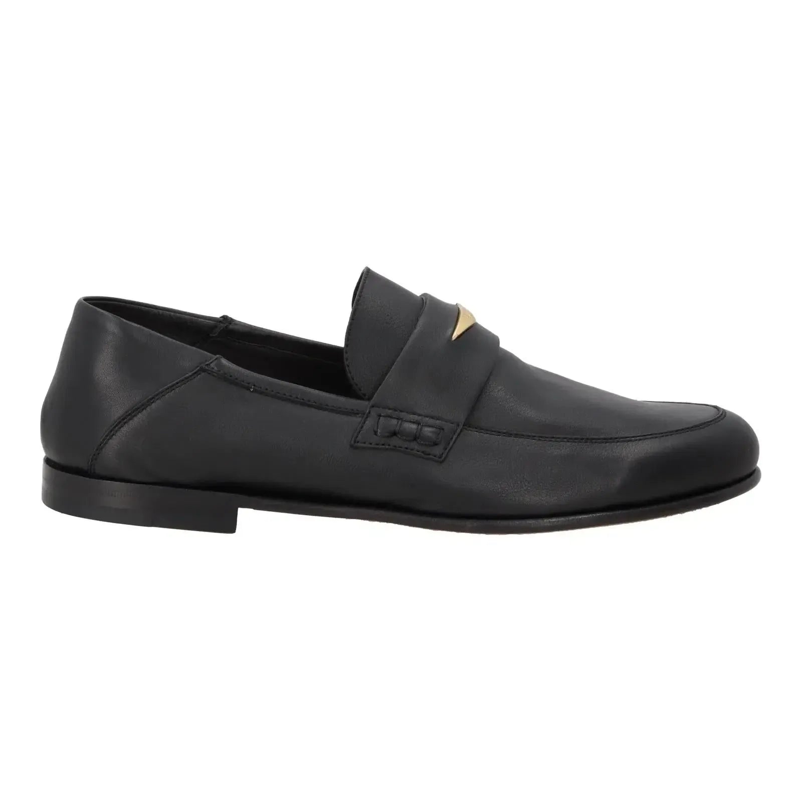Harry's of London Lady Edward Moccasin Shoe Black-MALFORD OF LONDON SAVILE ROW MENSWEAR OUTLET
