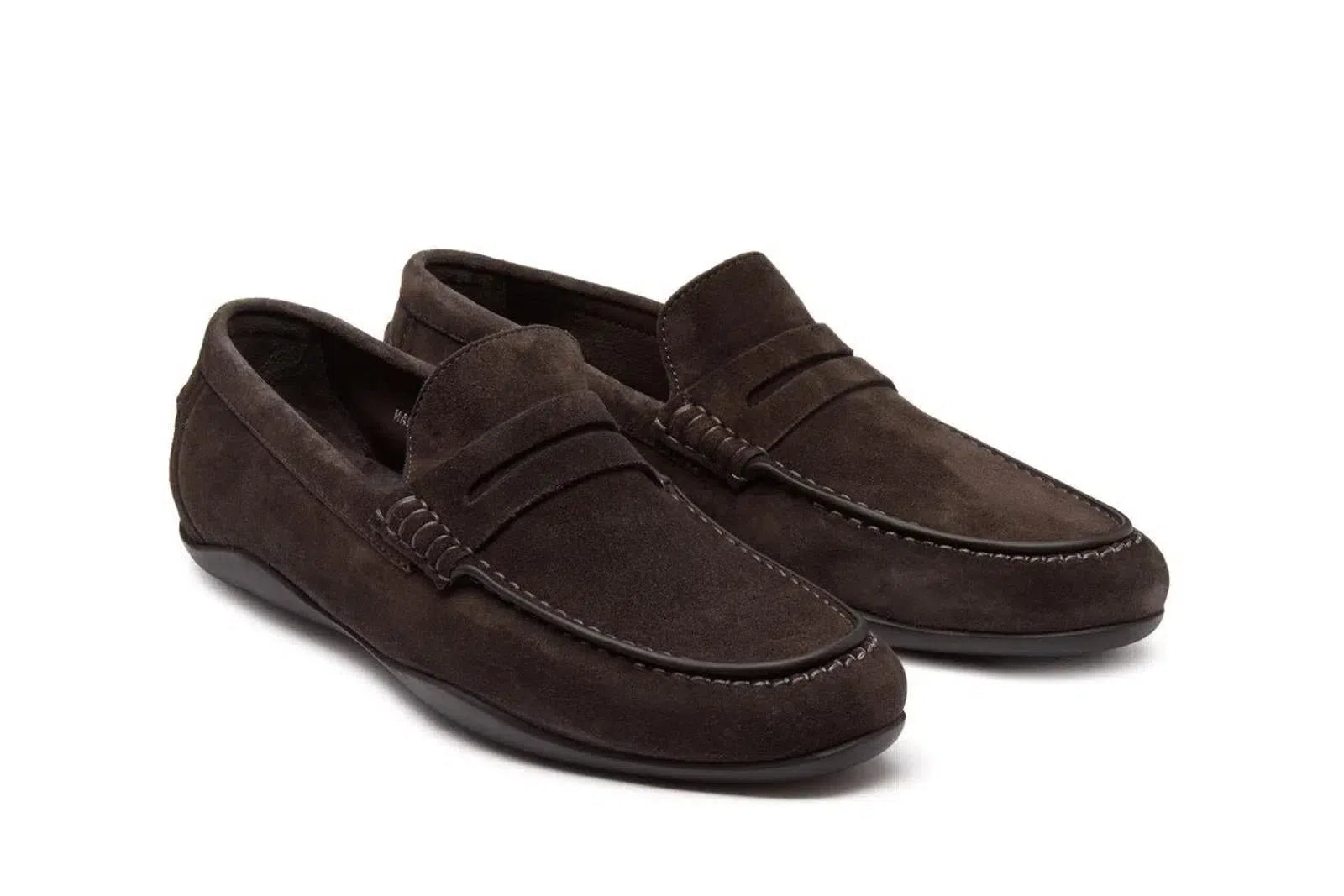 Harrys Of London Basel 3D Kudu Shoe Grey-MALFORD OF LONDON SAVILE ROW MENSWEAR OUTLET