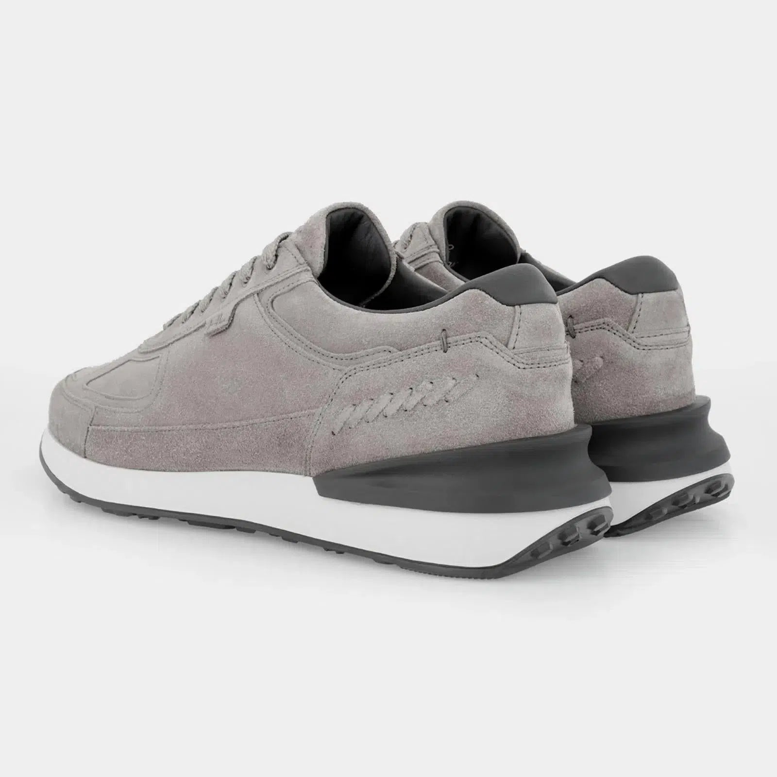 Harrys Of London Ethan Suede Trainer Perla-MALFORD OF LONDON SAVILE ROW MENSWEAR OUTLET
