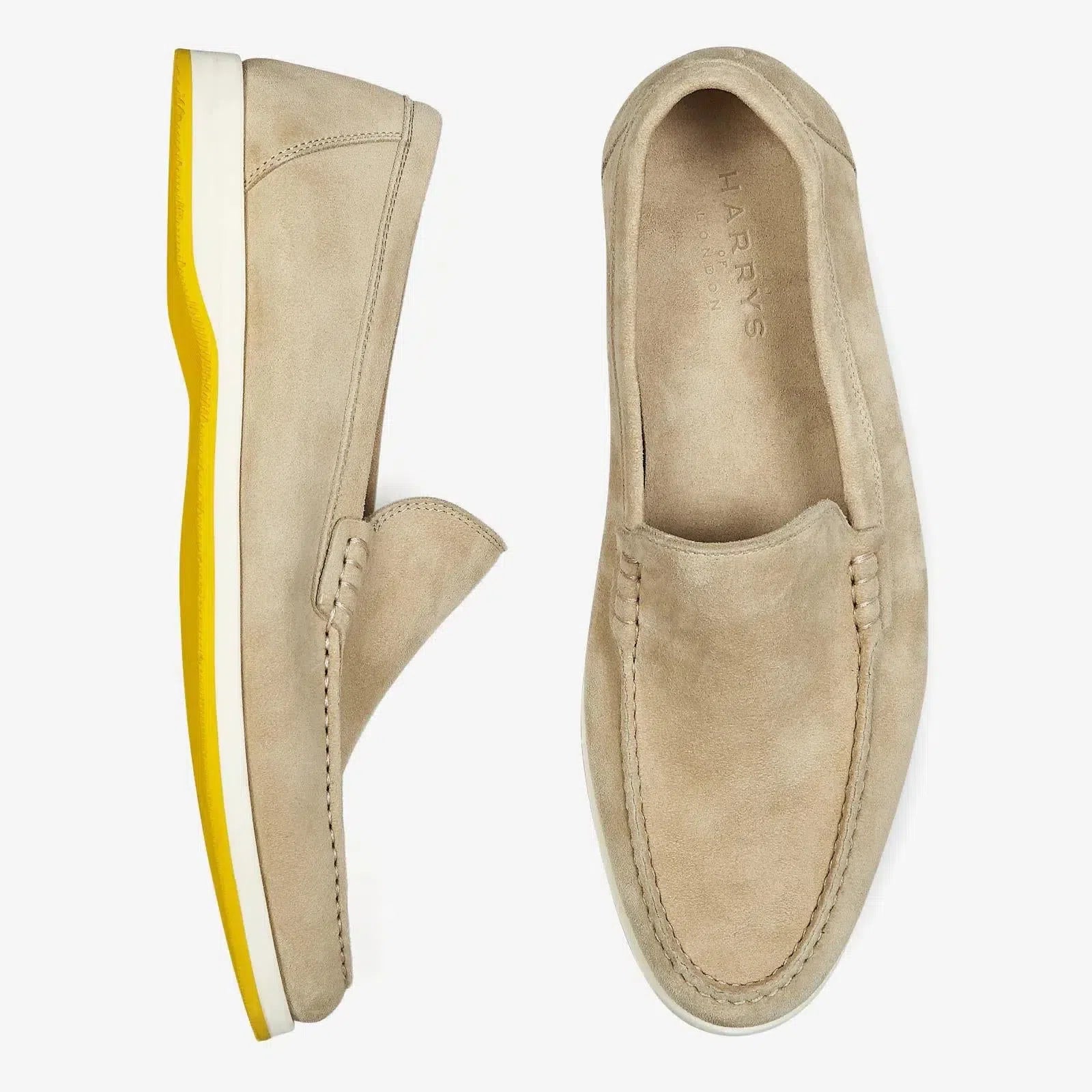Harrys Of London Kitts Kudu Shoe Sand-MALFORD OF LONDON SAVILE ROW MENSWEAR OUTLET