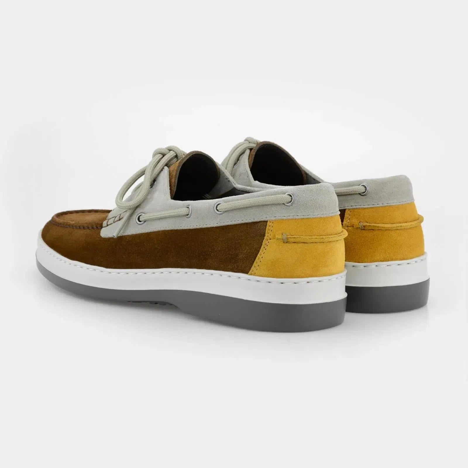 Harrys Of London Marina Suede Trainer Chestnut-MALFORD OF LONDON SAVILE ROW MENSWEAR OUTLET