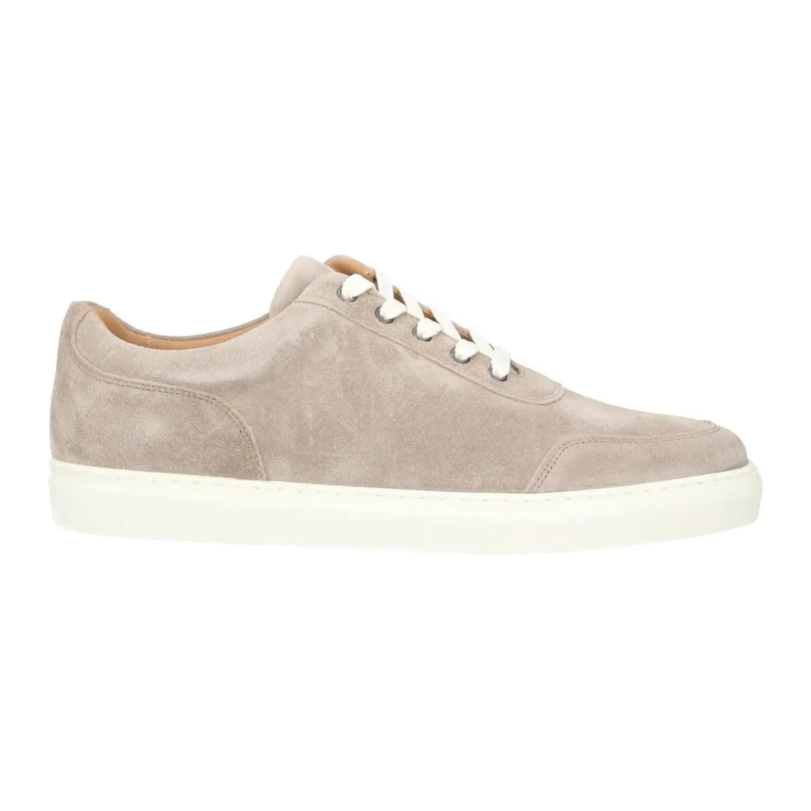 Harrys Of London Nimble Suede Trainer Biscuit Brown-MALFORD OF LONDON SAVILE ROW MENSWEAR OUTLET