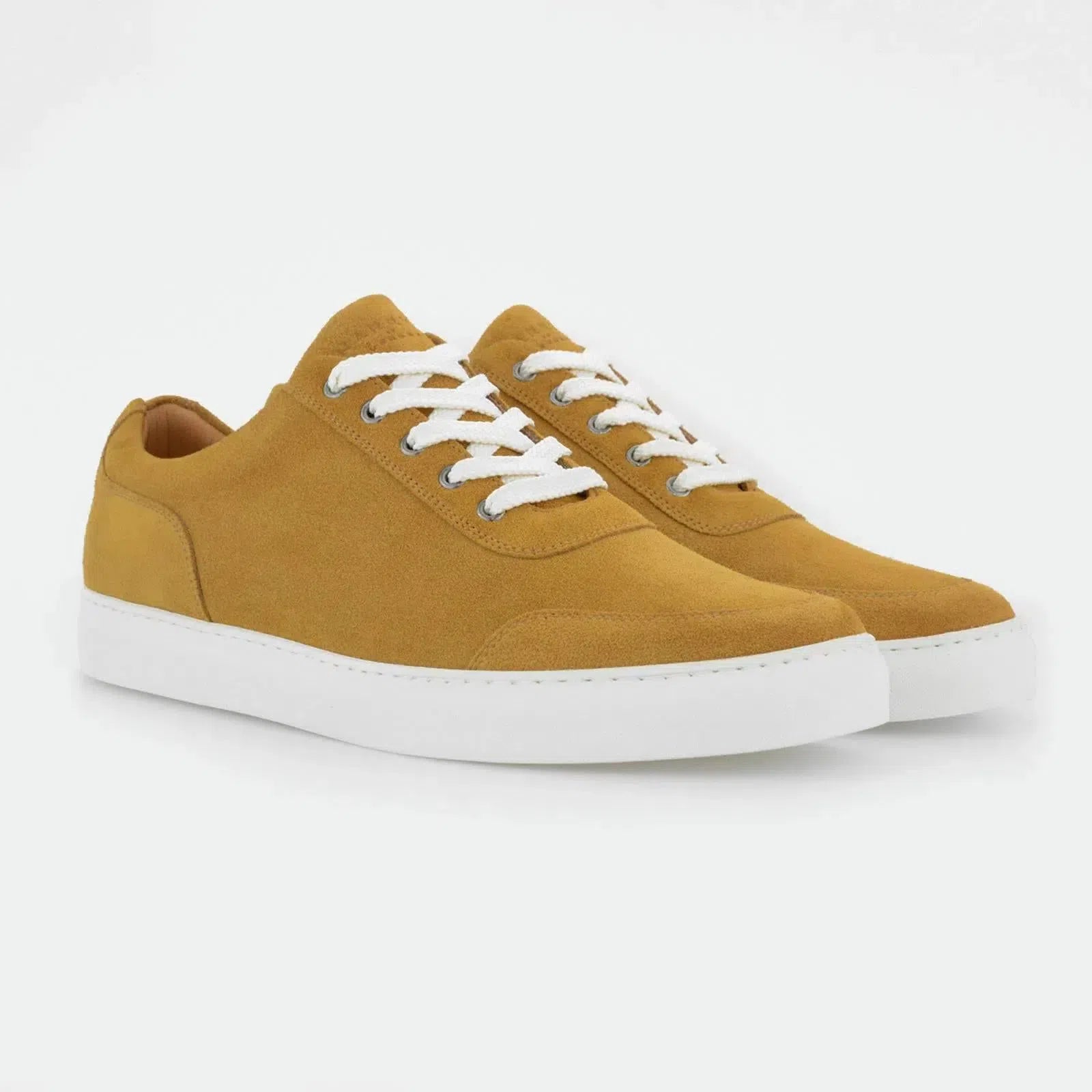 Harrys Of London Nimble Suede Trainer Corn-MALFORD OF LONDON SAVILE ROW MENSWEAR OUTLET