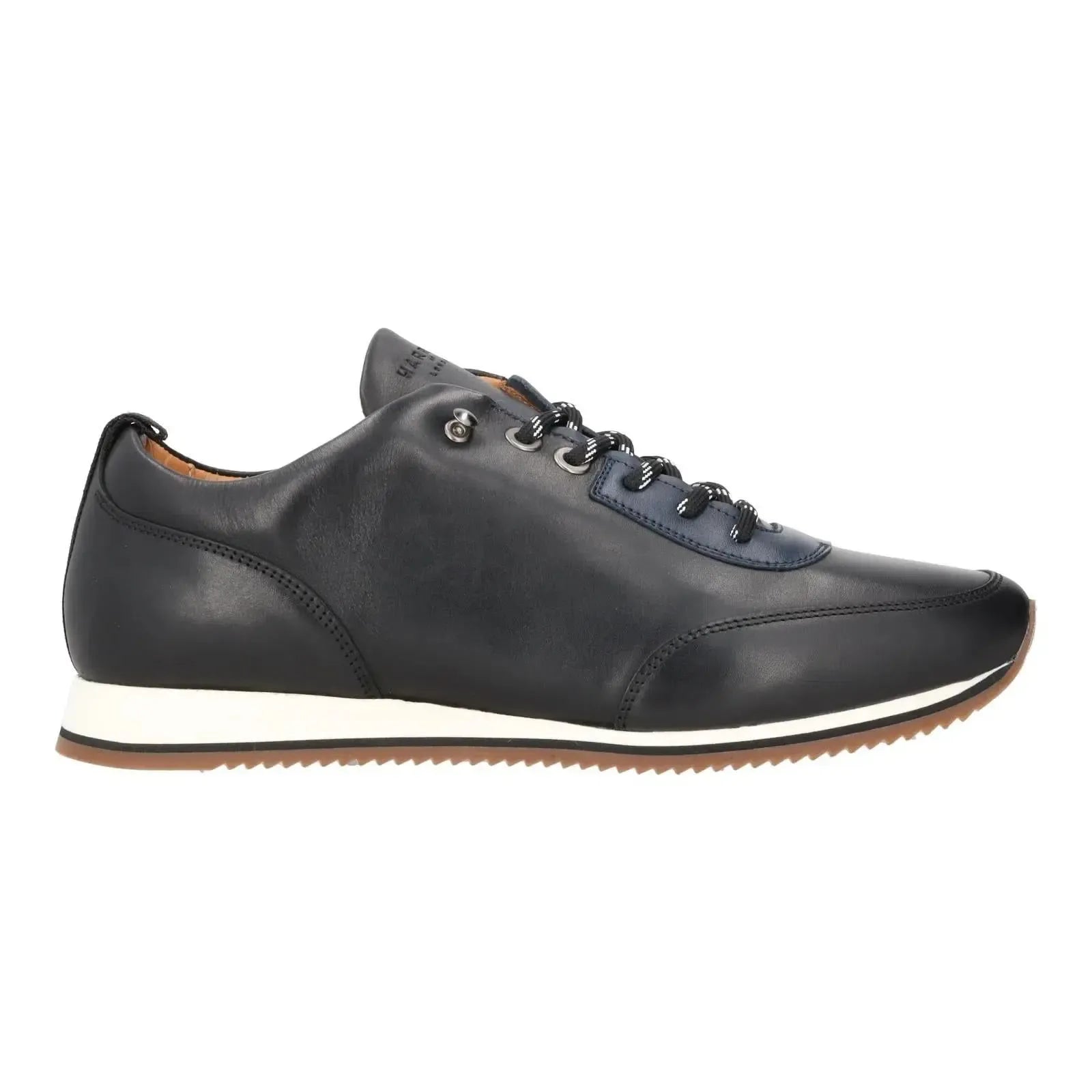 Harrys Of London Speedplay Artisan Calf Shoe Black-Navy-MALFORD OF LONDON SAVILE ROW MENSWEAR OUTLET