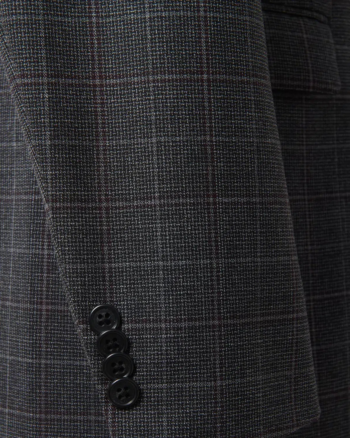 John Varvatos SB2 Suit Grey Weave Check-MALFORD OF LONDON SAVILE ROW MENSWEAR OUTLET
