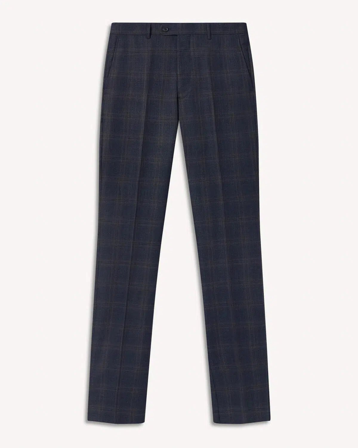 John Varvatos SB2 Suit Win Check Navy - Savile Row Formalwear Outlet - Malford of London