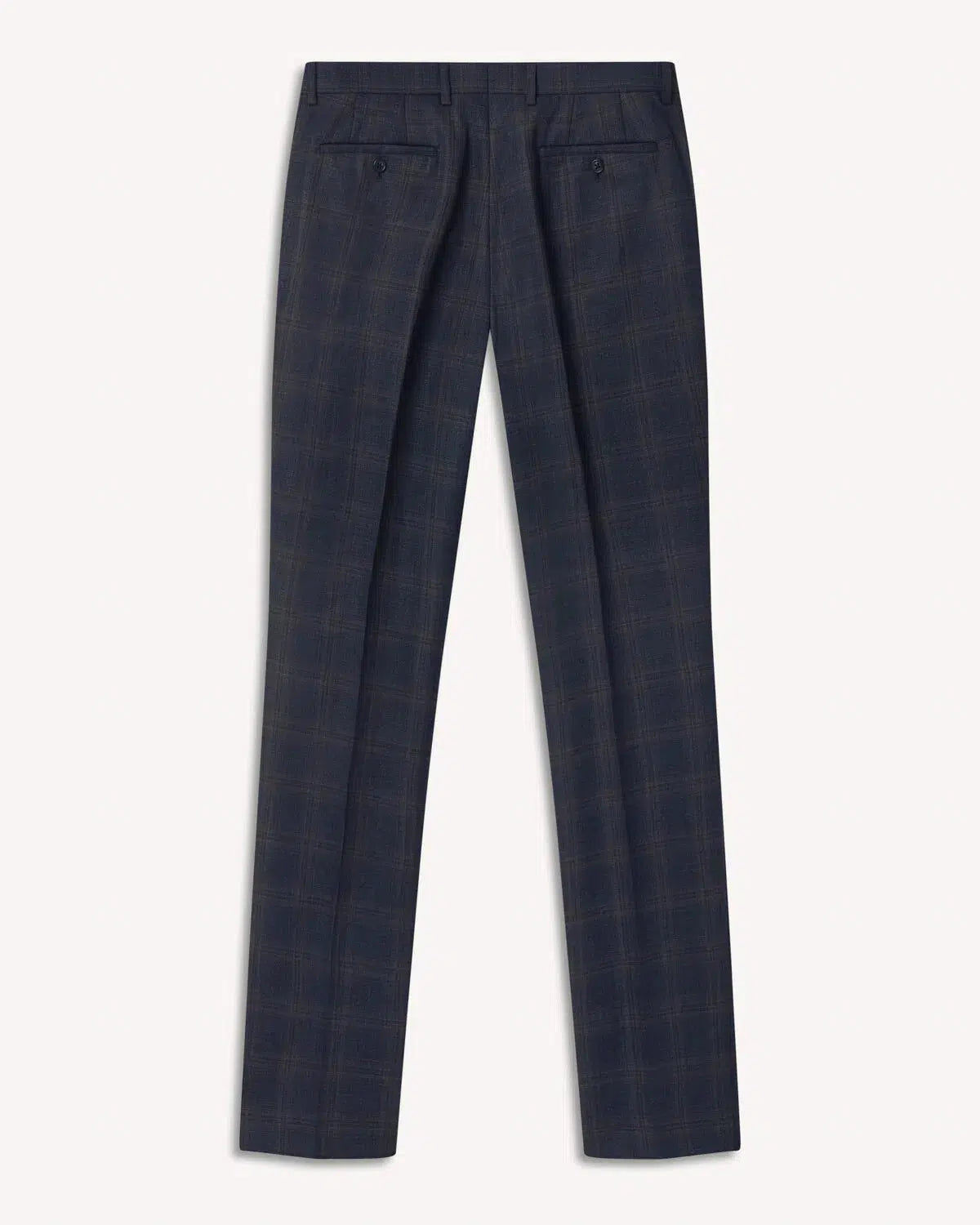 John Varvatos SB2 Suit Win Check Navy-MALFORD OF LONDON SAVILE ROW MENSWEAR OUTLET