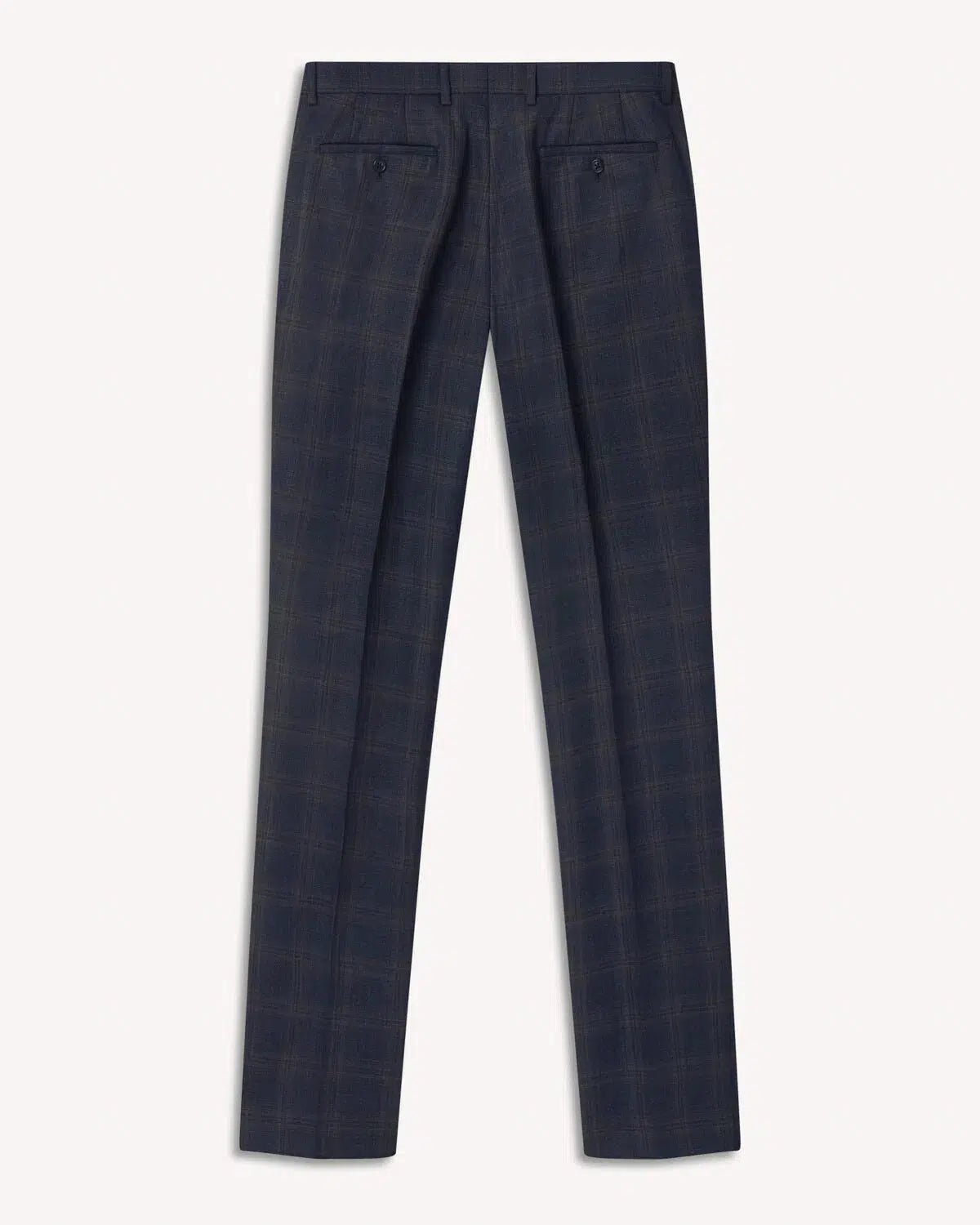 John Varvatos SB2 Suit Win Check Navy - Savile Row Formalwear Outlet - Malford of London