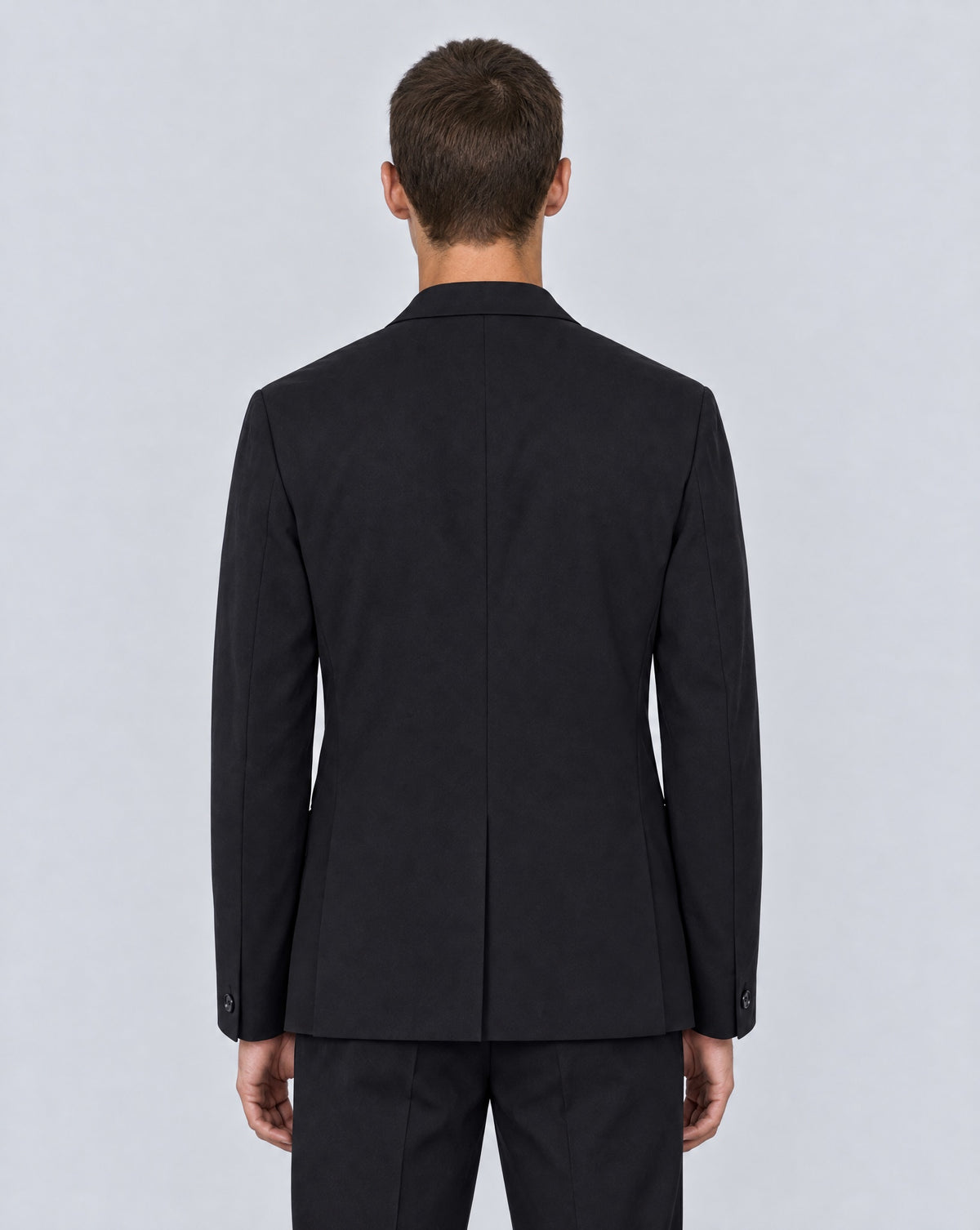 Kilgour Double Breasted Classic Cotton Jacket Black
