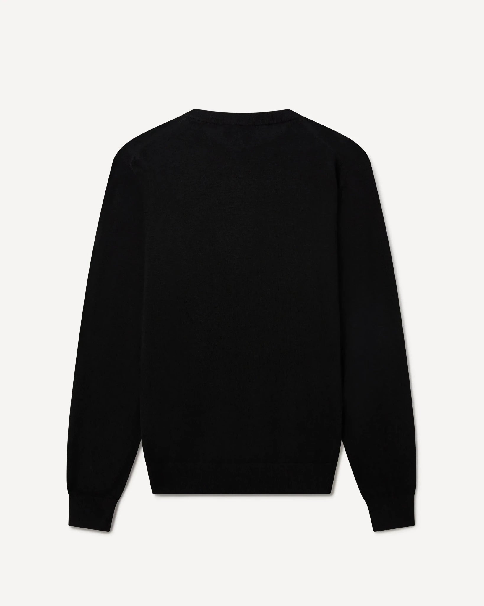 KG Crew - Neck Easy Care Merino BLACK – Savile Row Menswear Outlet | Malford of London