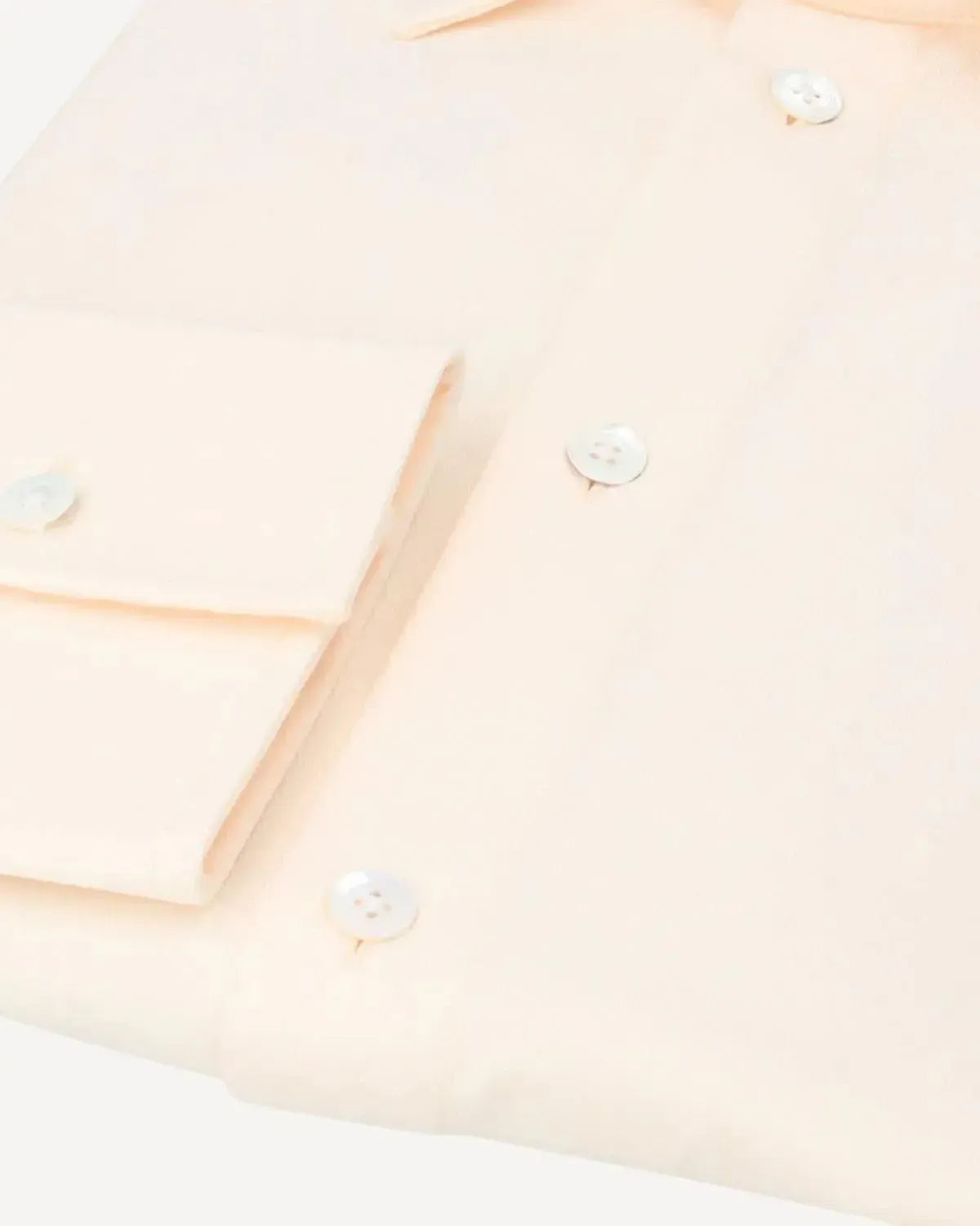 KILGOUR Single Cuff Twill Cotton Shirt Cream-MALFORD OF LONDON SAVILE ROW MENSWEAR OUTLET