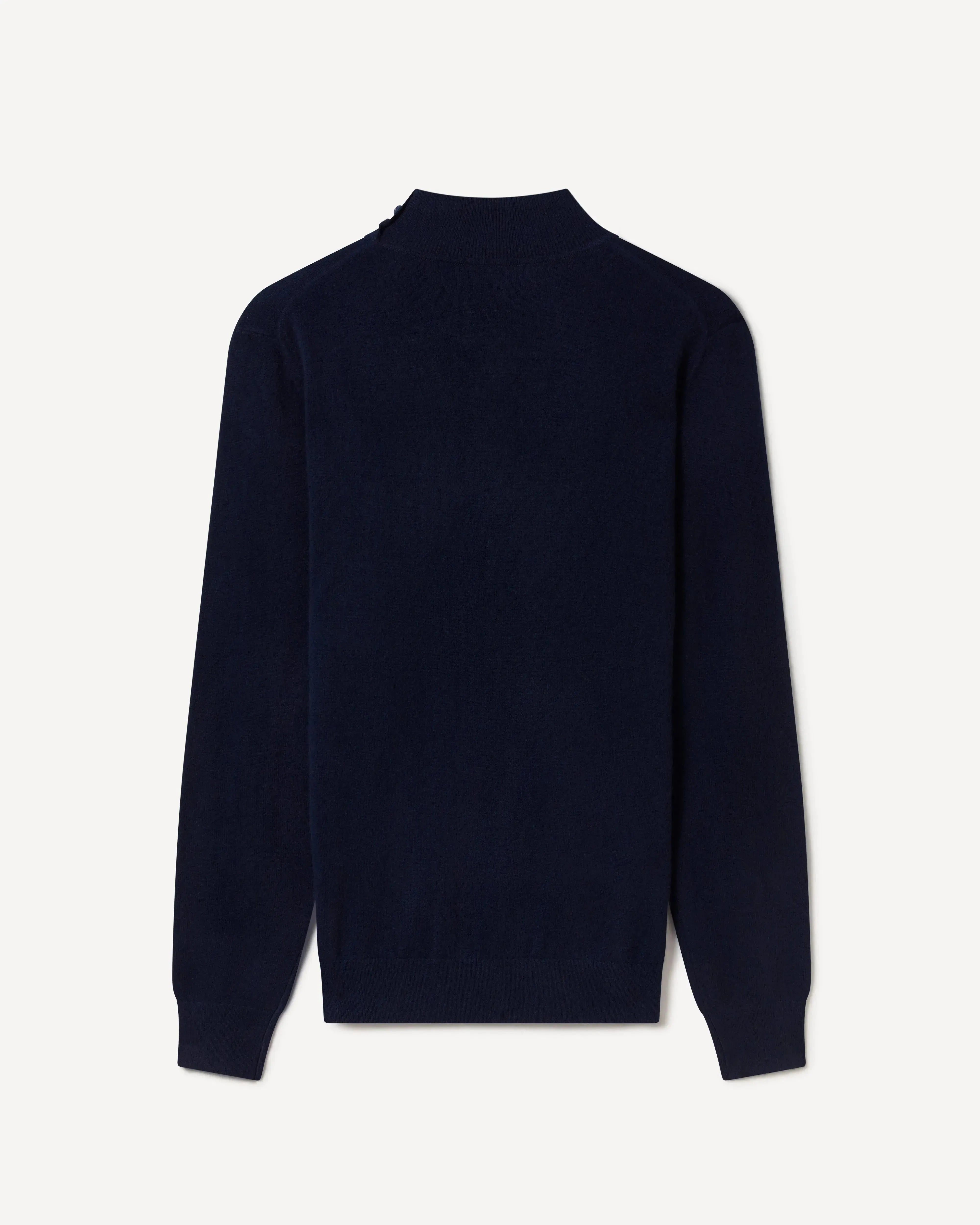 Kilgour 3 Button Turtle Neck NAVY-MALFORD OF LONDON SAVILE ROW MENSWEAR OUTLET