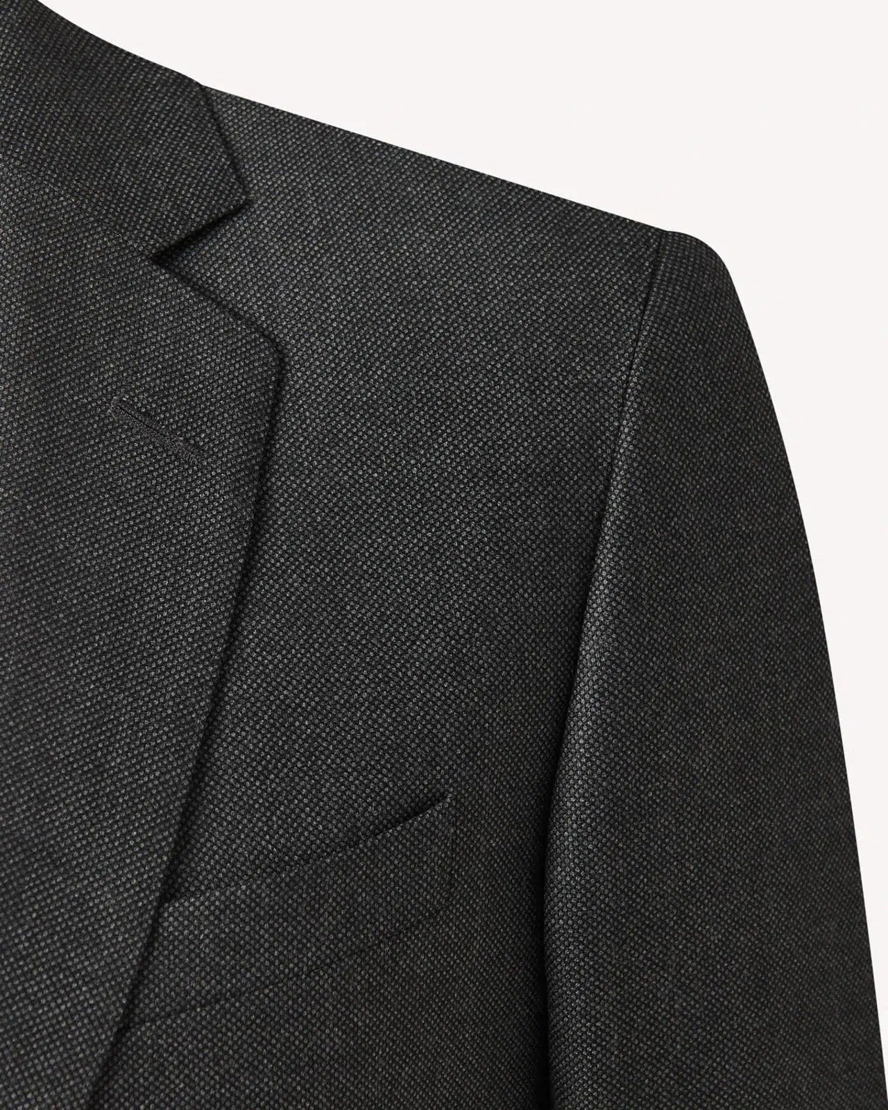 Kilgour Charcoal Birdseye Light Grey Wool Suit-MALFORD OF LONDON SAVILE ROW MENSWEAR OUTLET